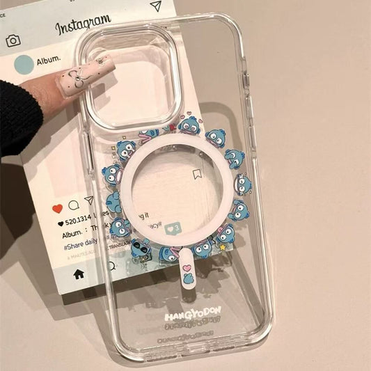 Transparent Cartoon Designer Silicon Case for iPhone 15 Pro