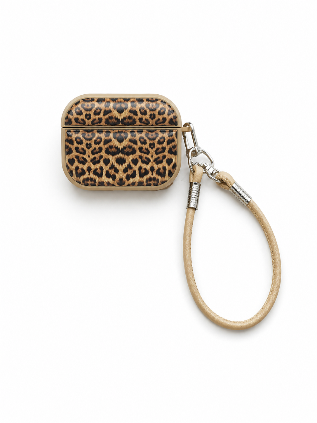 PU Leopard Leather AirPods Pro3 Case(Brown)