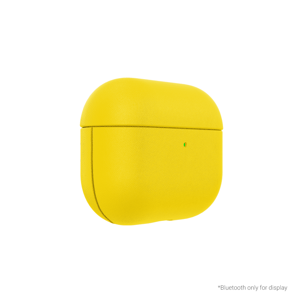 KZDOO Leather Case for Airpods 4 (Yellow)
