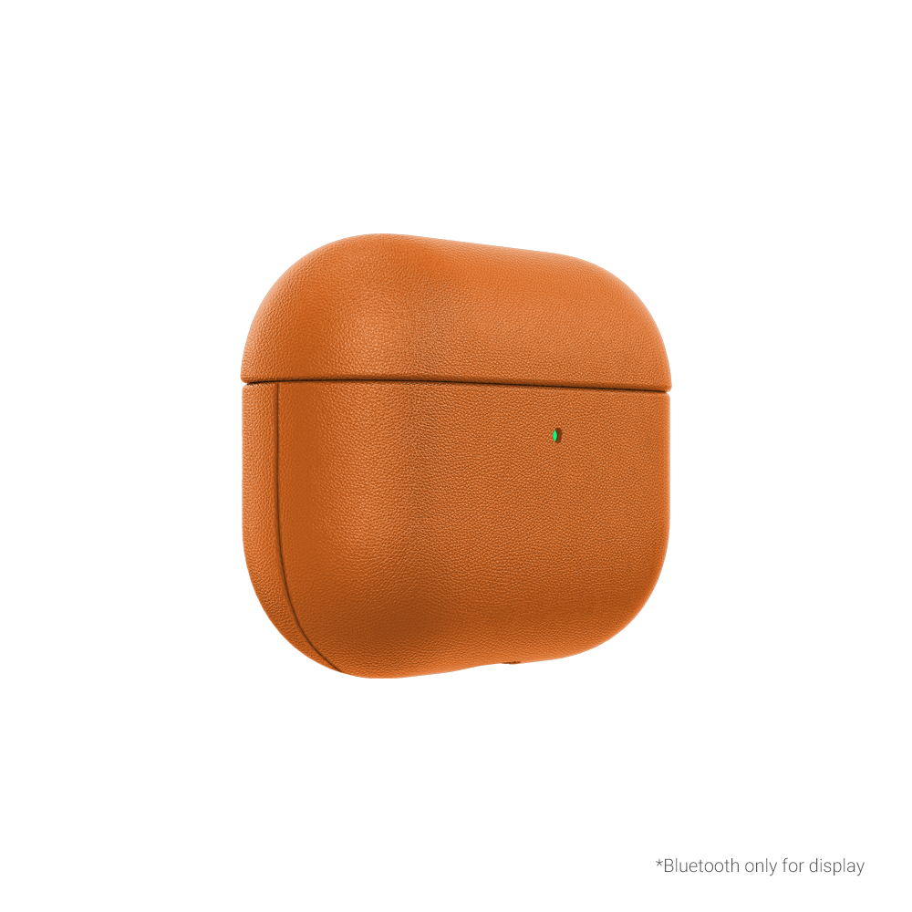 KZDOO Leather Case for Airpods Pro3 (Tan Orange)
