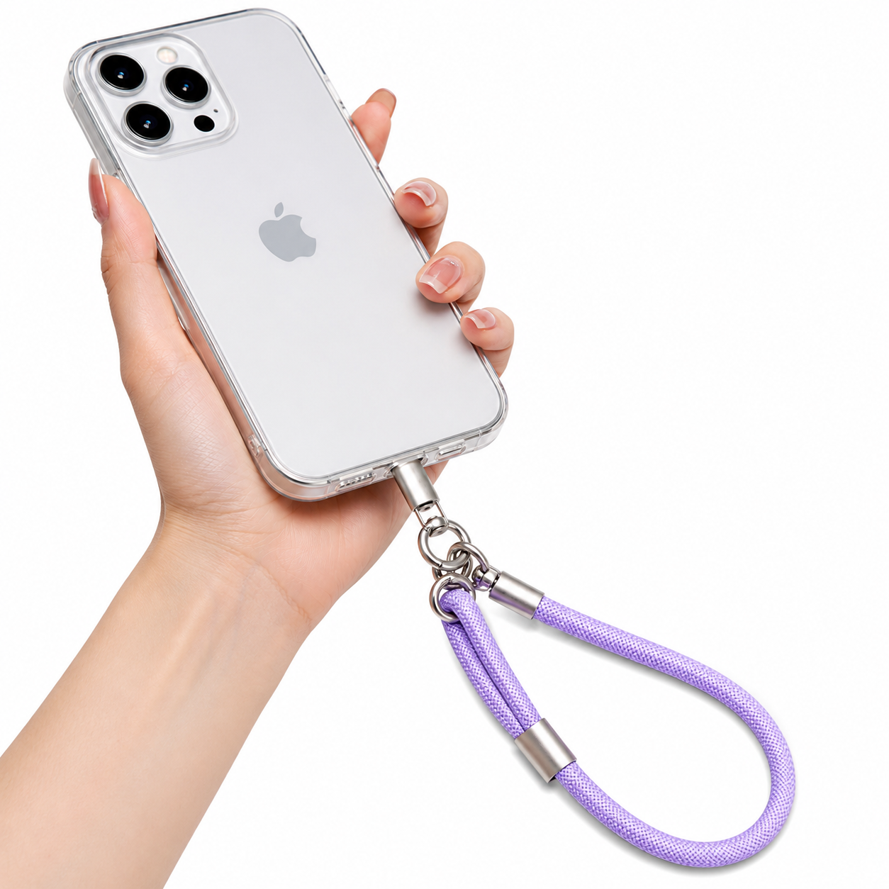 Plain Wrist Lanyards (Purple)