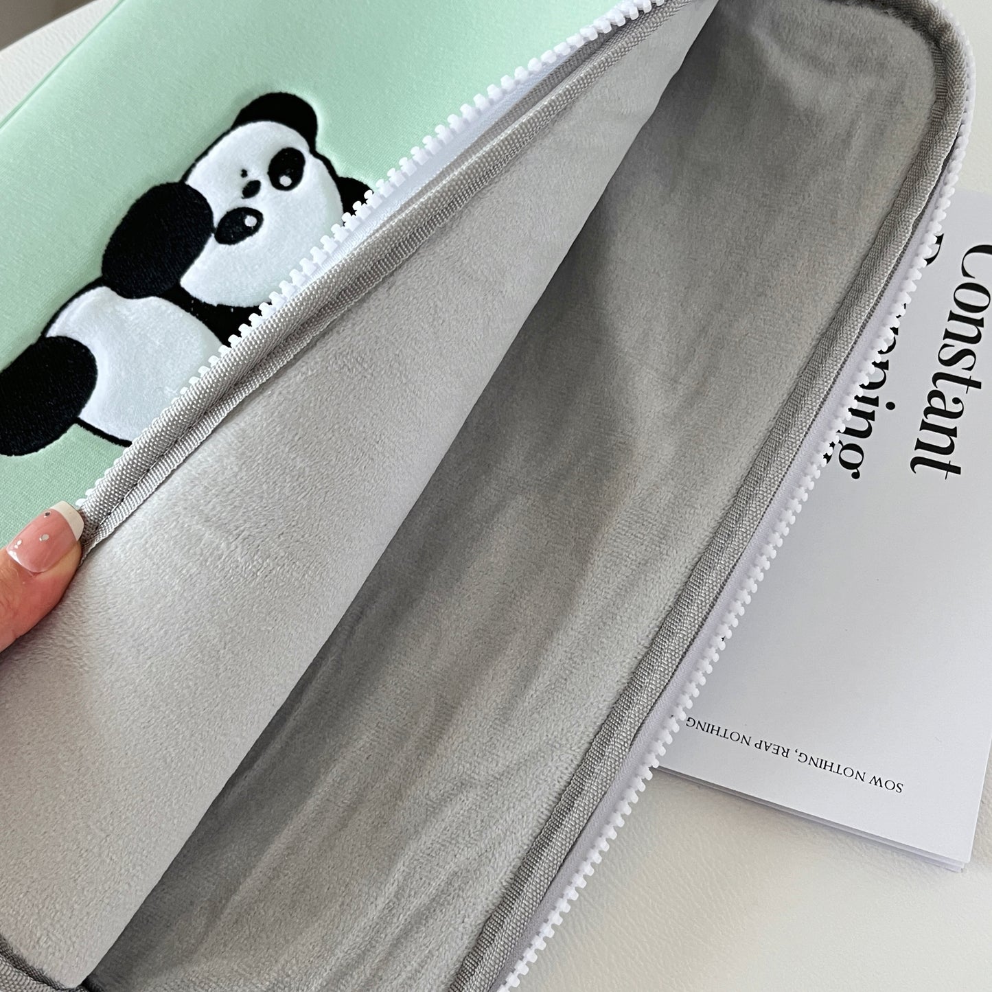 Cute Panda Cushion Soft Sleeve for 13 inches & 14 inches Universal Size