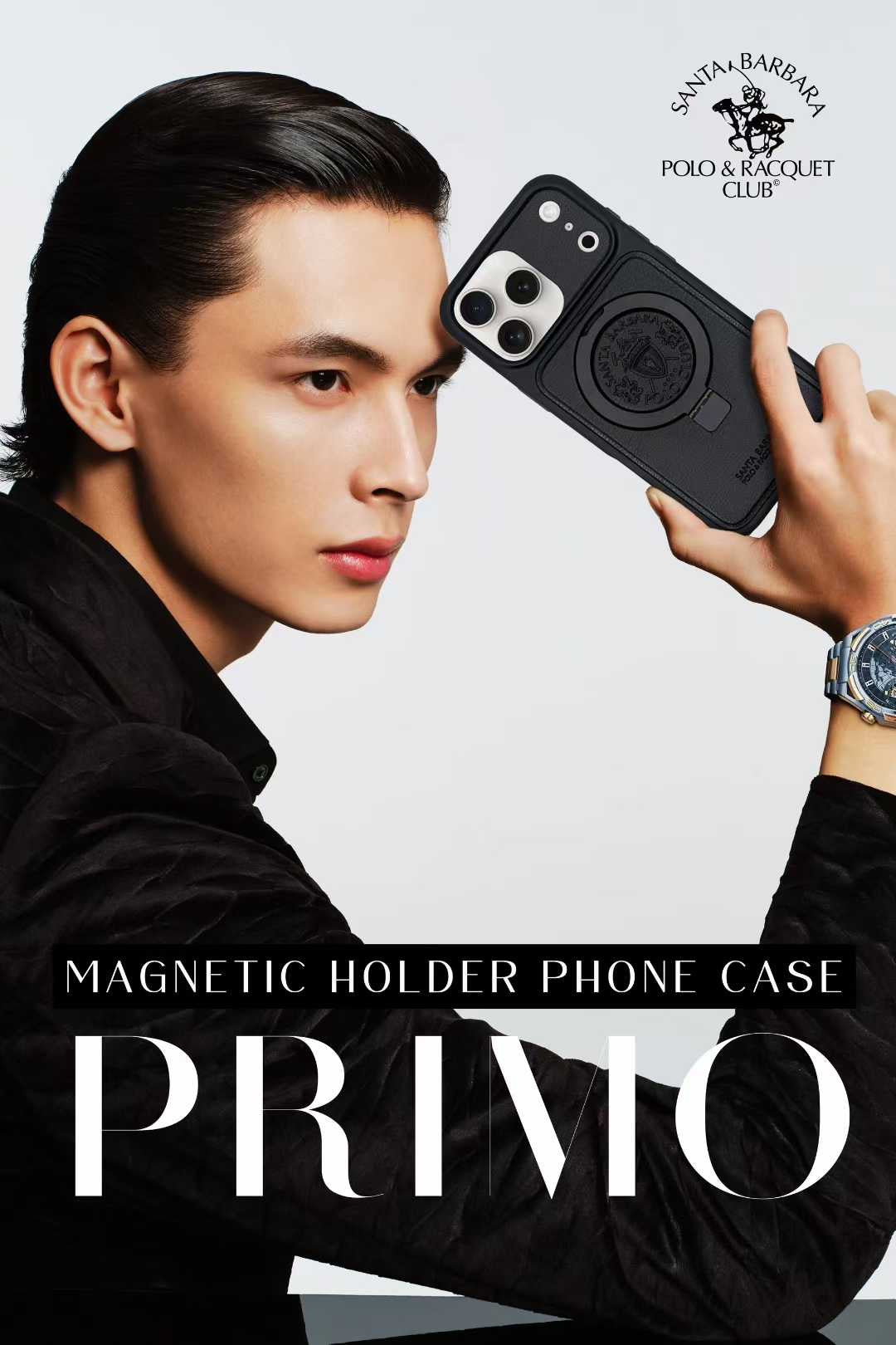 Santa Barbara Polo Raquet Club PRIMO Series for iPhone 17 (Black)