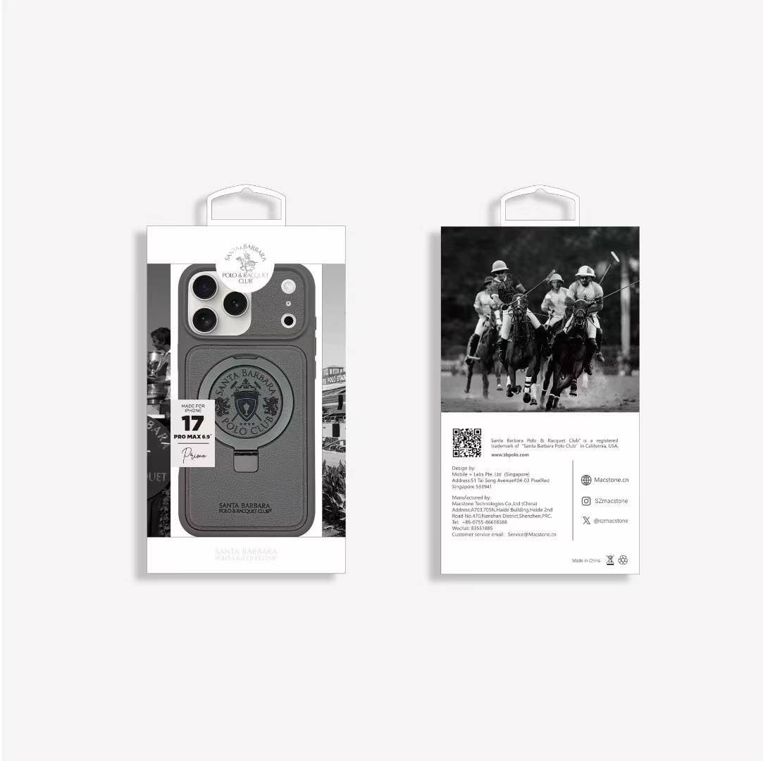 Santa Barbara Polo Raquet Club PRIMO Series for iPhone 17 (Grey)