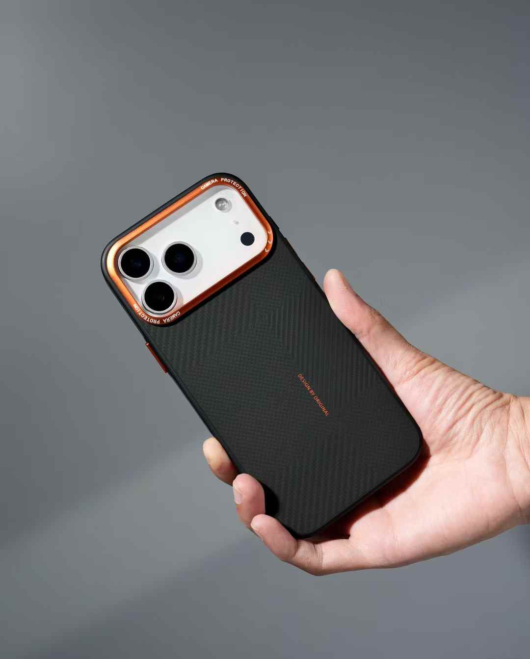 Case for iPhone 17 Pro | Metal Camera Ring Hard Carbon Fibre Magsafe Case