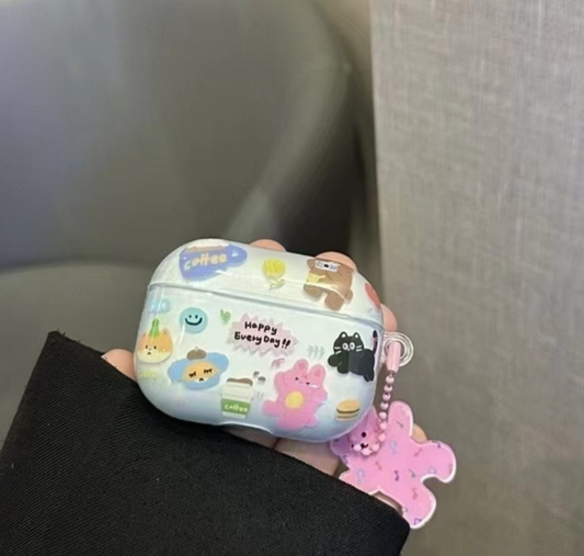 Cute Designer Airpods  Silicon Case for Airpods Pro / Pro 2