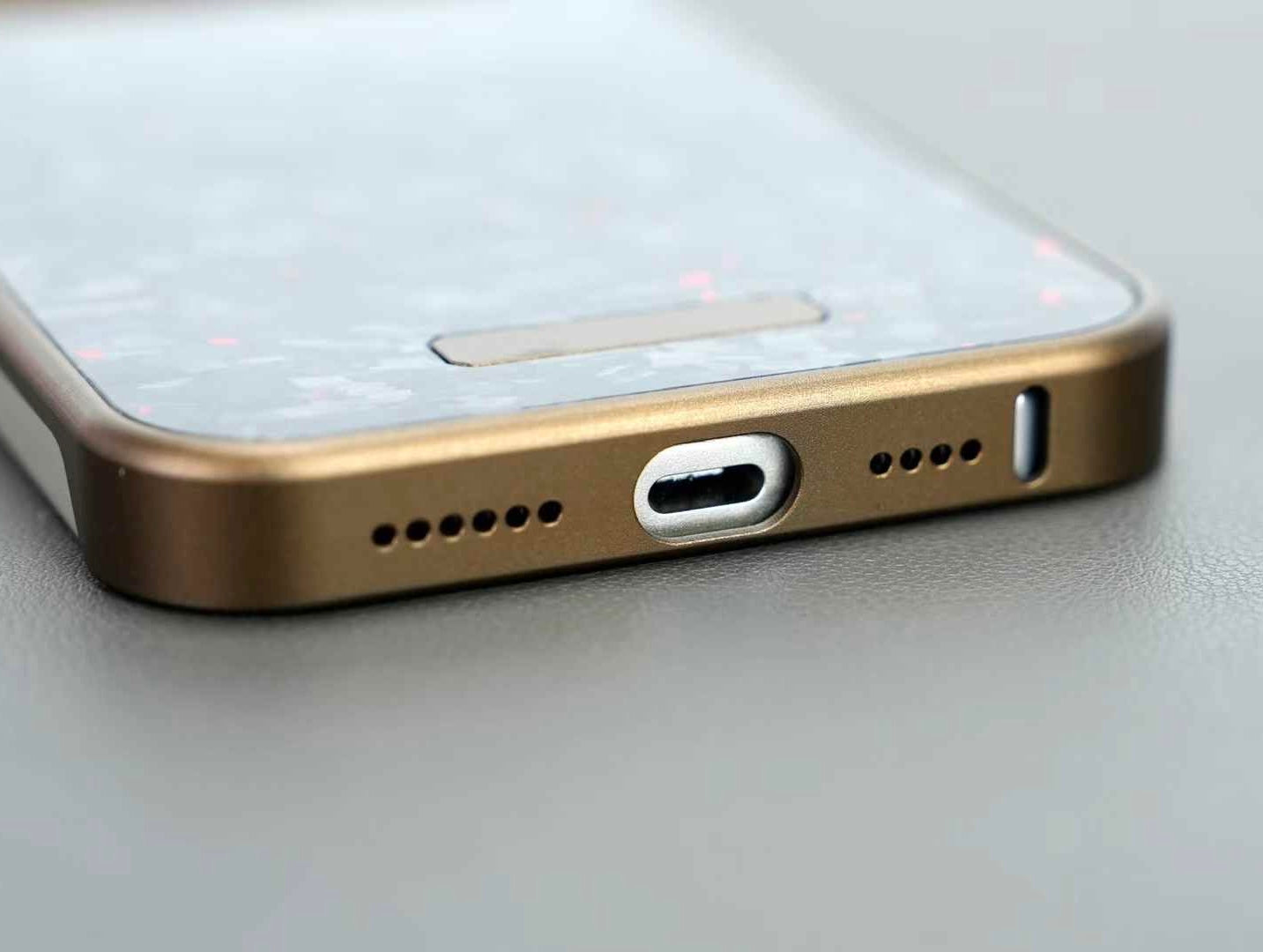 Super Slim Metal Frame Less Perfume Kevlar Case with Magsafe for iPhone 16 Pro Max (Dark Brown + Kevlar)