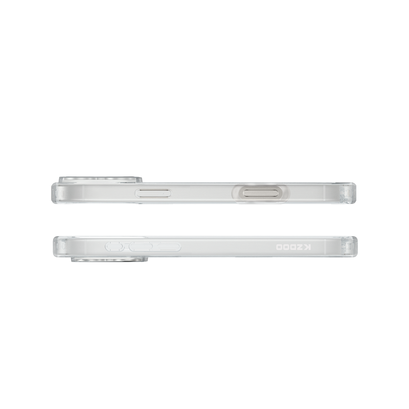 KZDOO Ultra Clear Hard PC Transparent Case for iPhone 16 Pro Max (Clear Transparent)