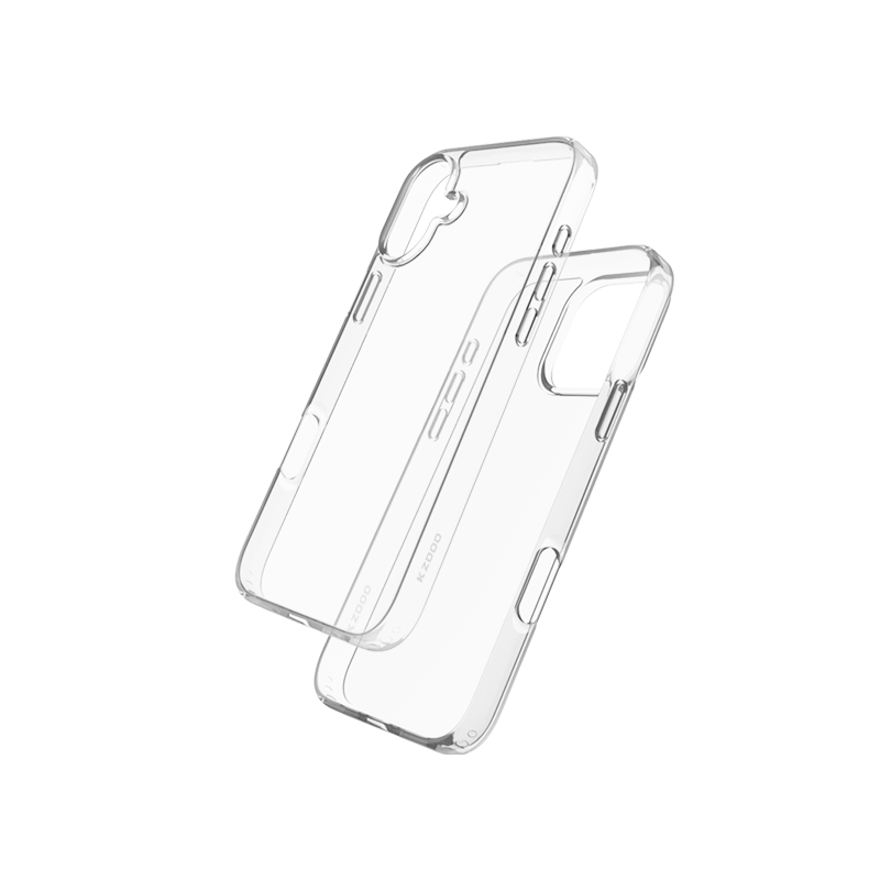 KZDOO Ultra Clear Hard PC Transparent Case for iPhone 16 Pro Max (Clear Transparent)
