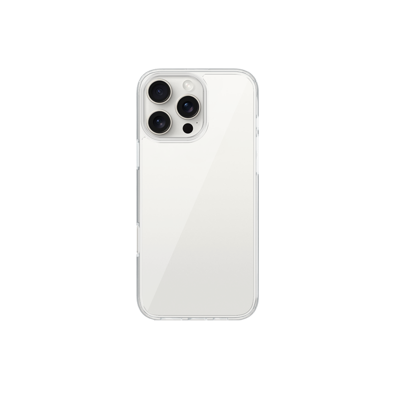 KZDOO Ultra Clear Hard PC Transparent Case for iPhone 16 Pro Max (Clear Transparent)