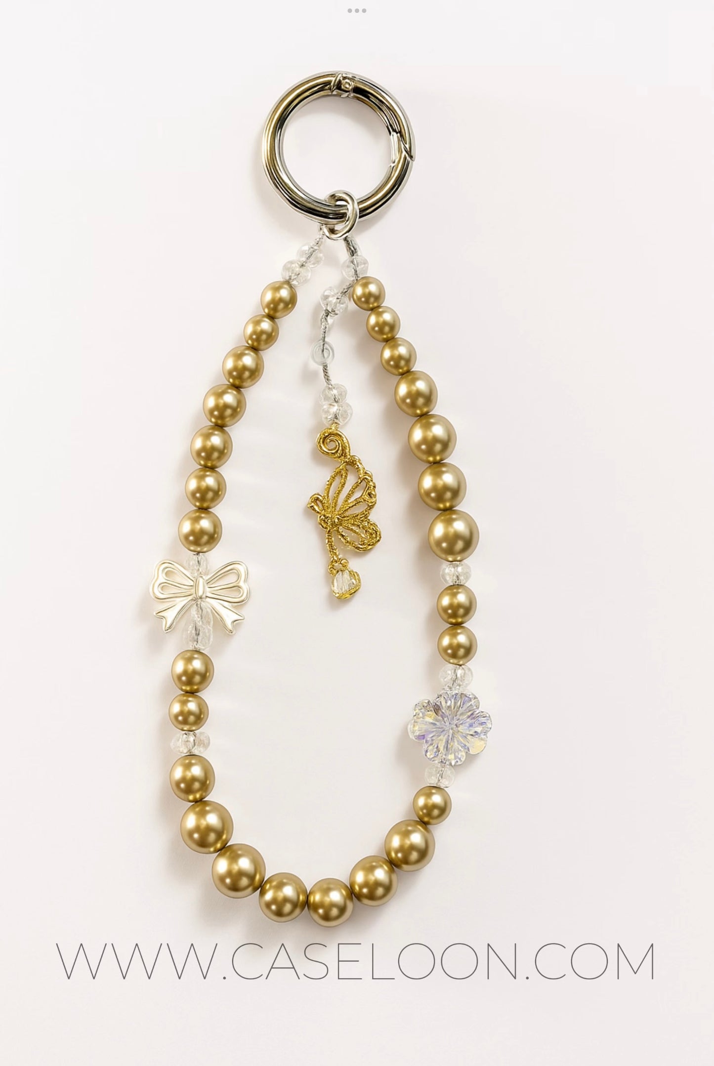 Aesthetic Sparkling Wrist Strap Mobile Charm (Design 2)