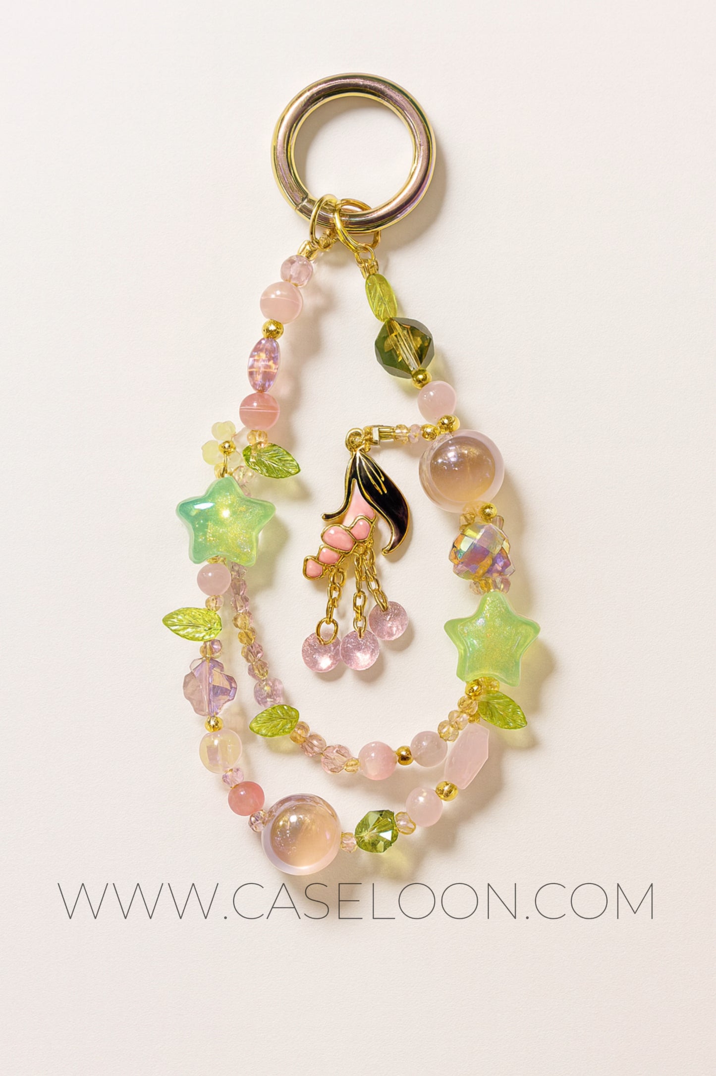 Aesthetic Sparkling Wrist Strap Mobile Charm (Design 5)
