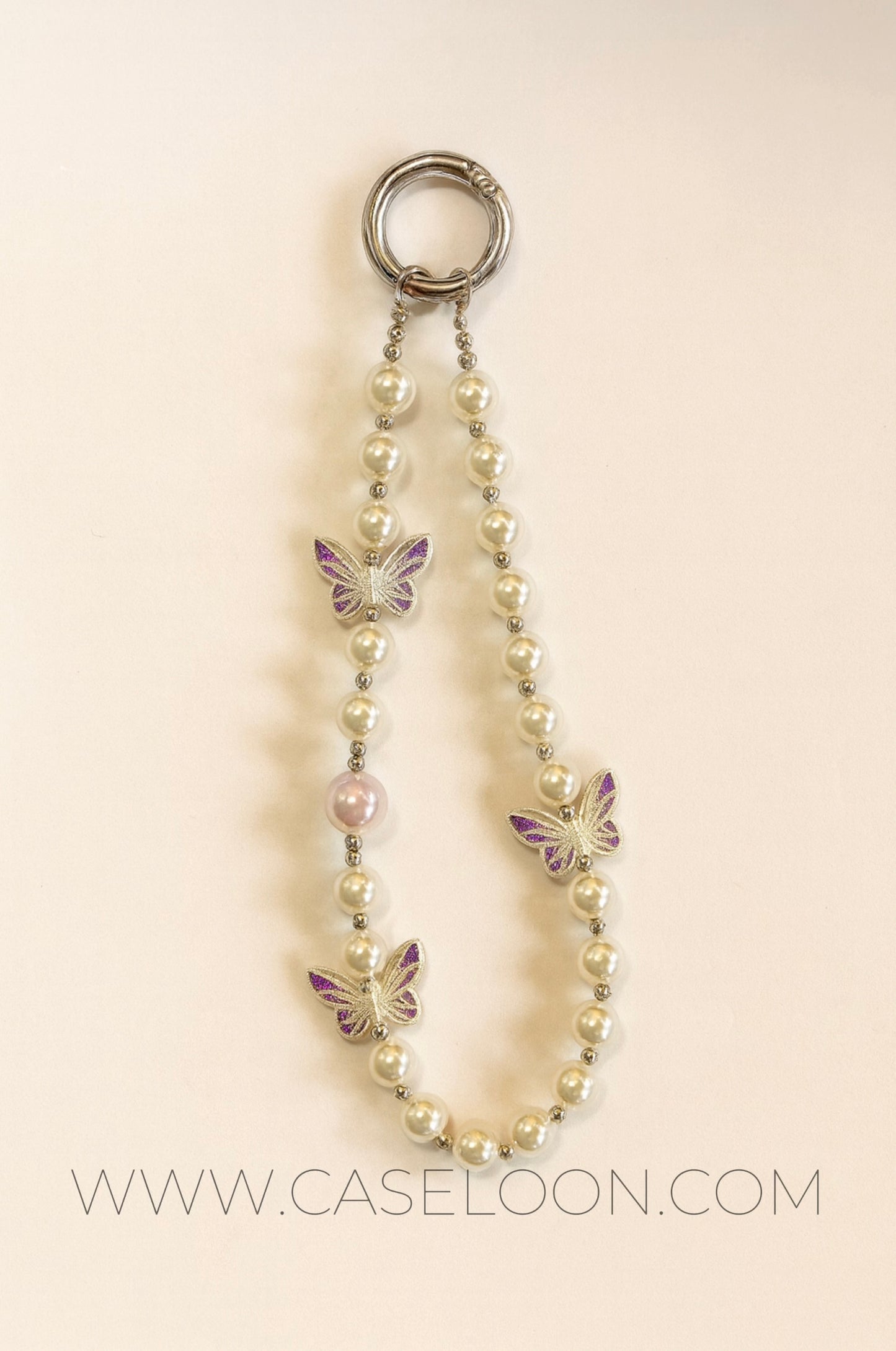 Aesthetic Sparkling Wrist Strap Mobile Charm (Design 17)