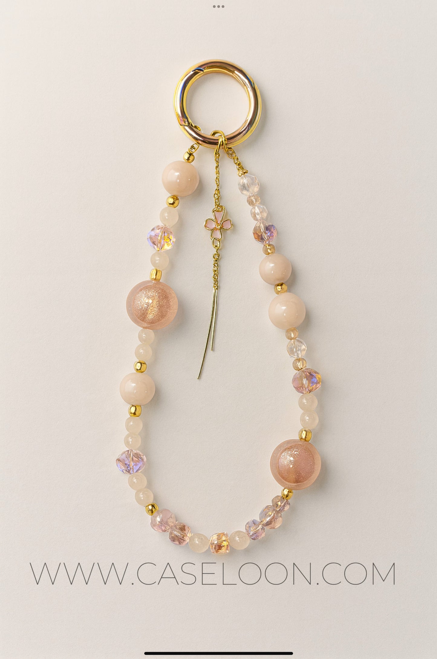 Aesthetic Sparkling Wrist Strap Mobile Charm (Design 11)