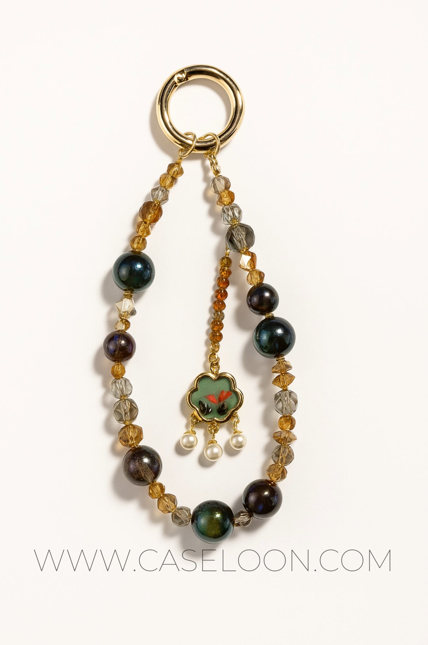 Aesthetic Sparkling Wrist Strap Mobile Charm (Design 7)
