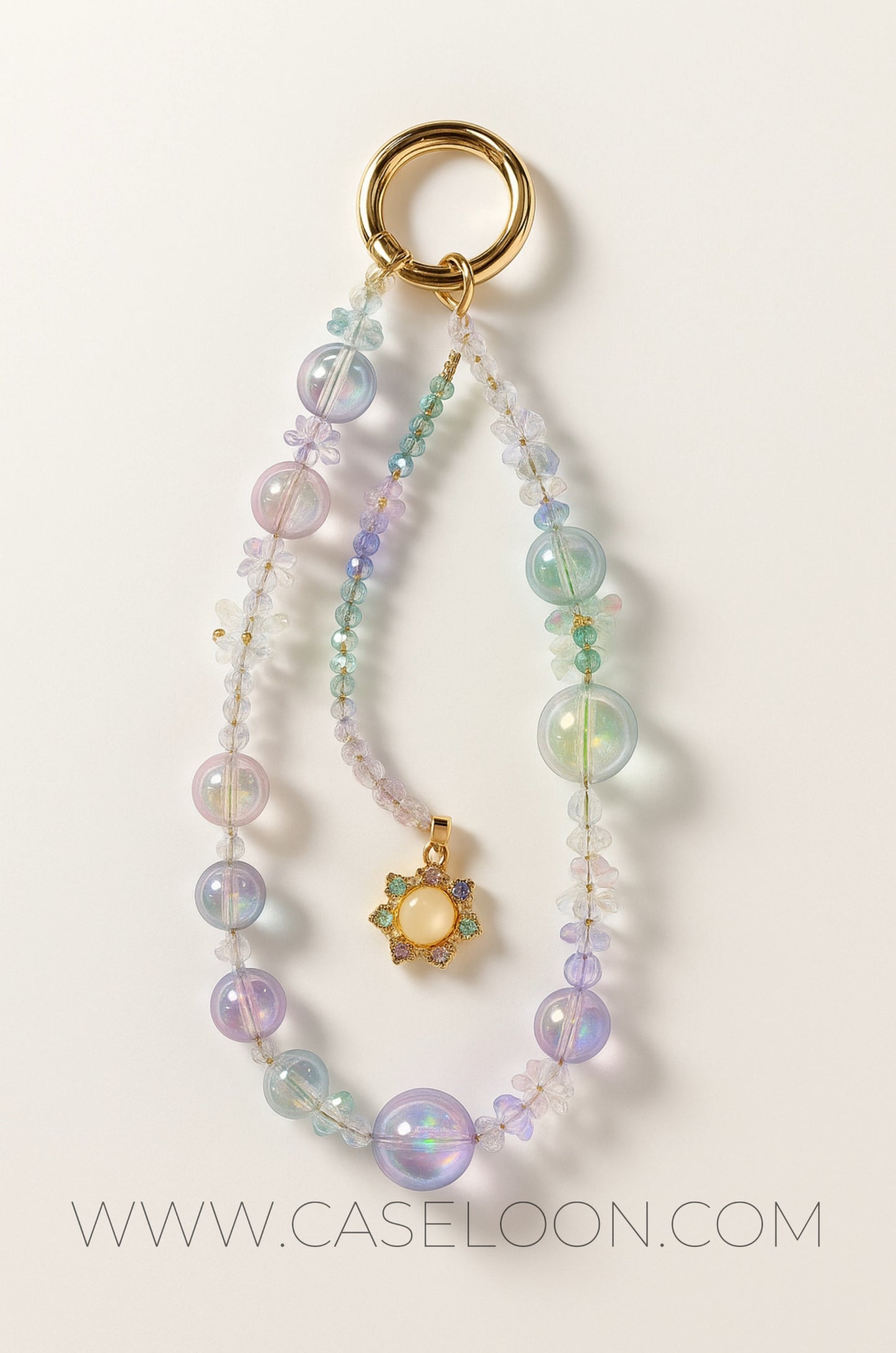Aesthetic Sparkling Wrist Strap Mobile Charm (Design 28)