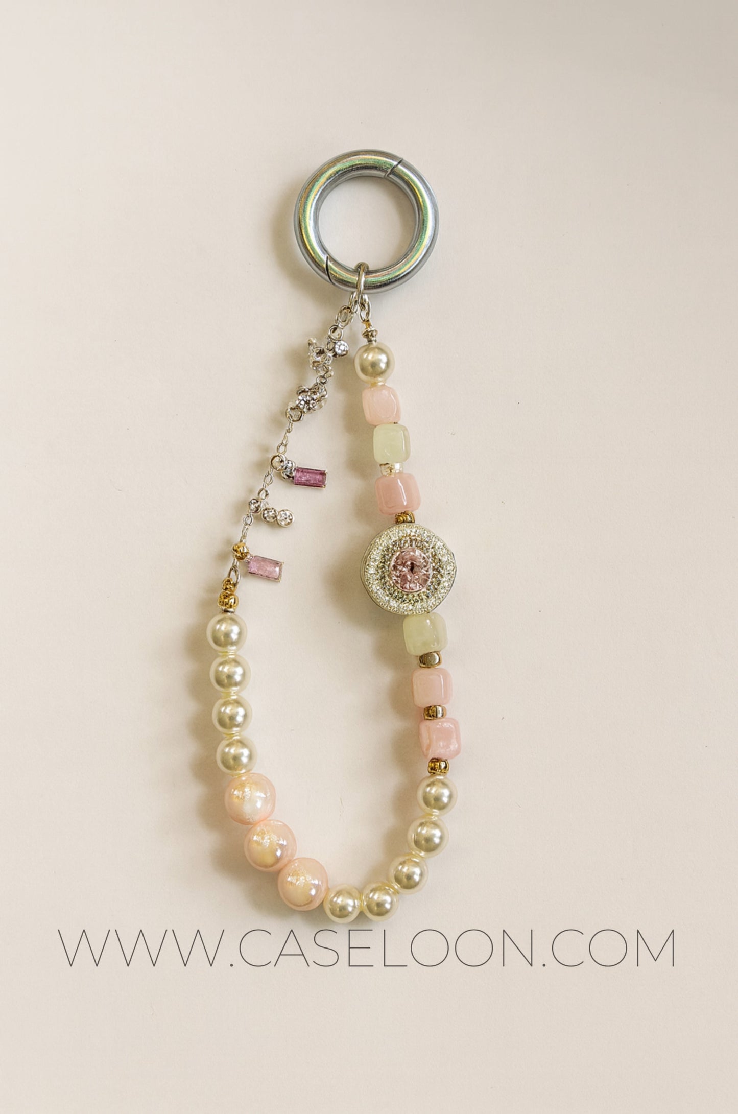 Aesthetic Sparkling Wrist Strap Mobile Charm (Design 19)