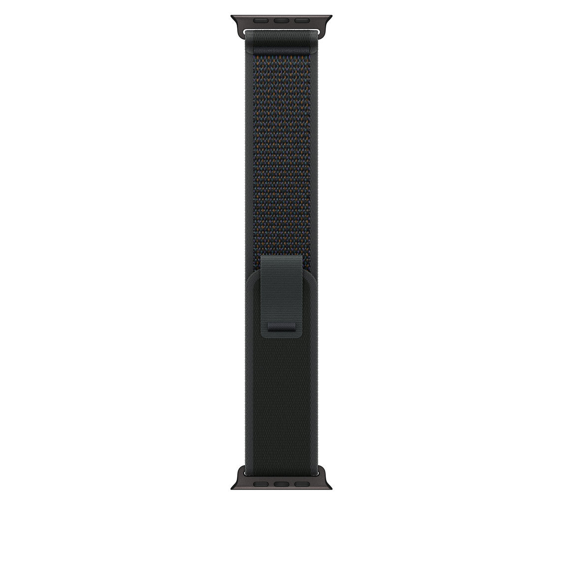 Black Trail Loop for iWatch 44/45/46mm & 49mmUltra with Black Metal Connectors