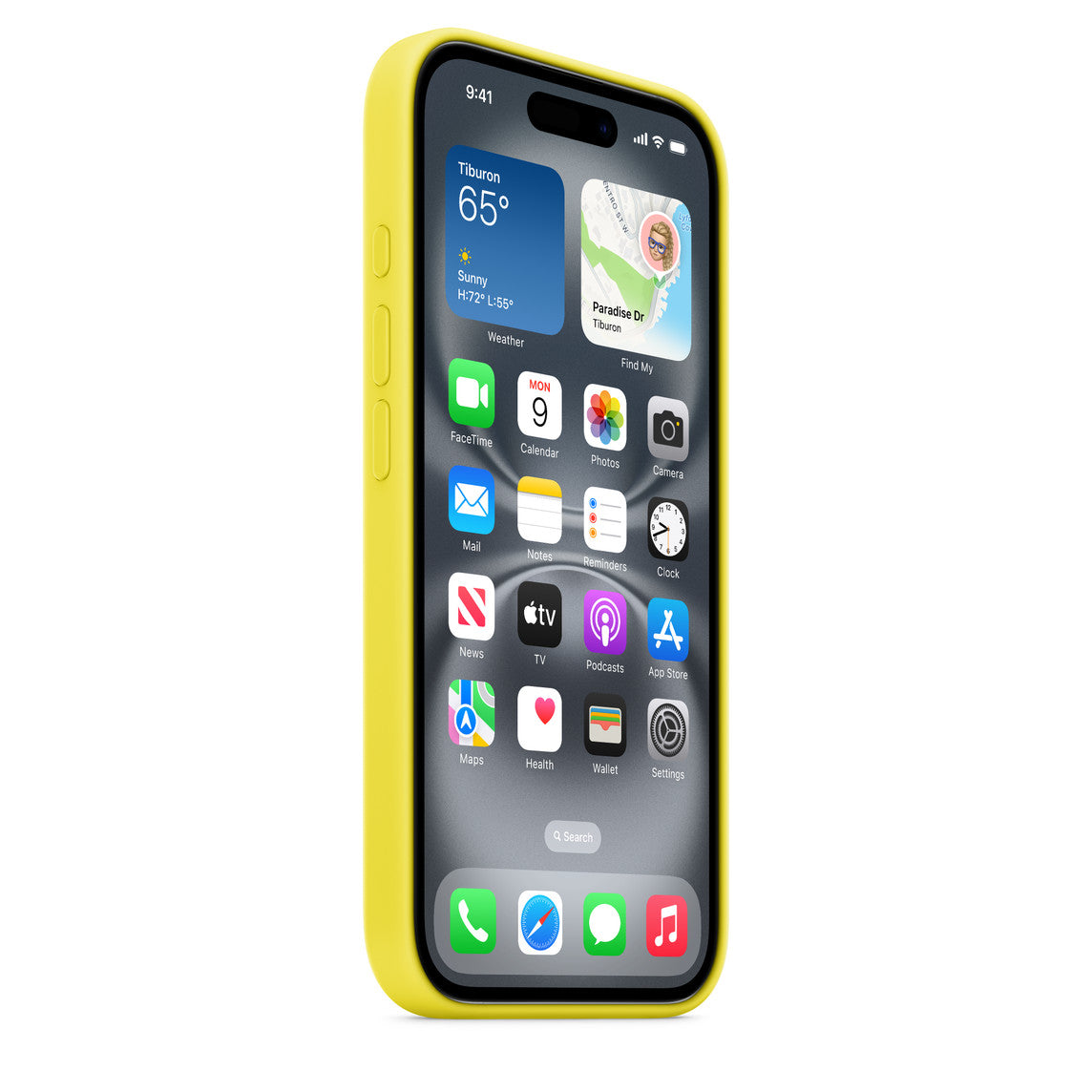 Logo Silicon Case for iPhone 16 Pro Max (Star Fruit)