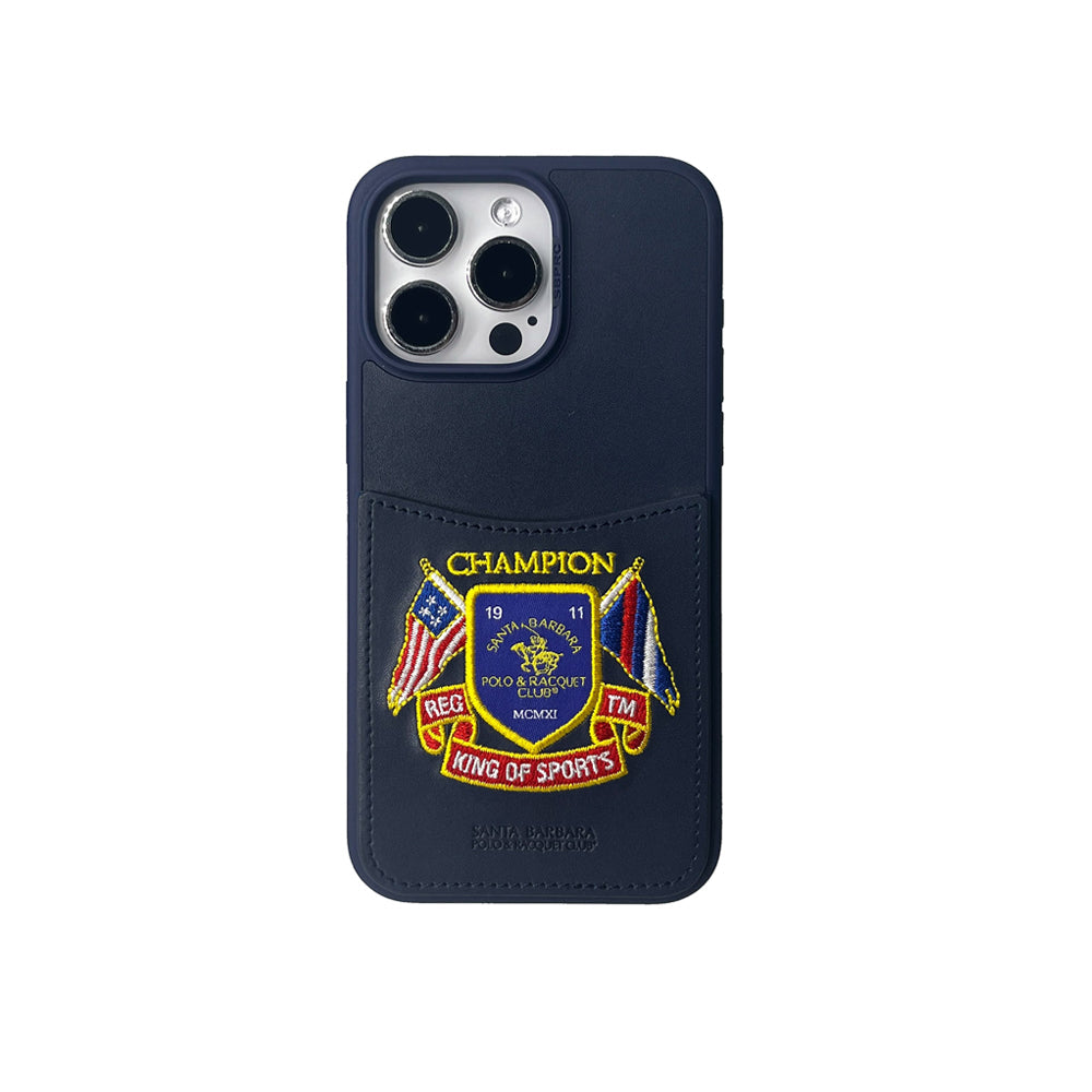 Santa Barbara Polo Raquet Club Abner Series for iPhone 15 Pro (Blue)