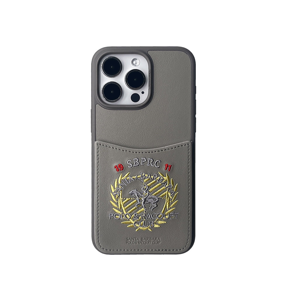Santa Barbara Polo Raquet Club Abner Series for iPhone 15 Pro (Grey)