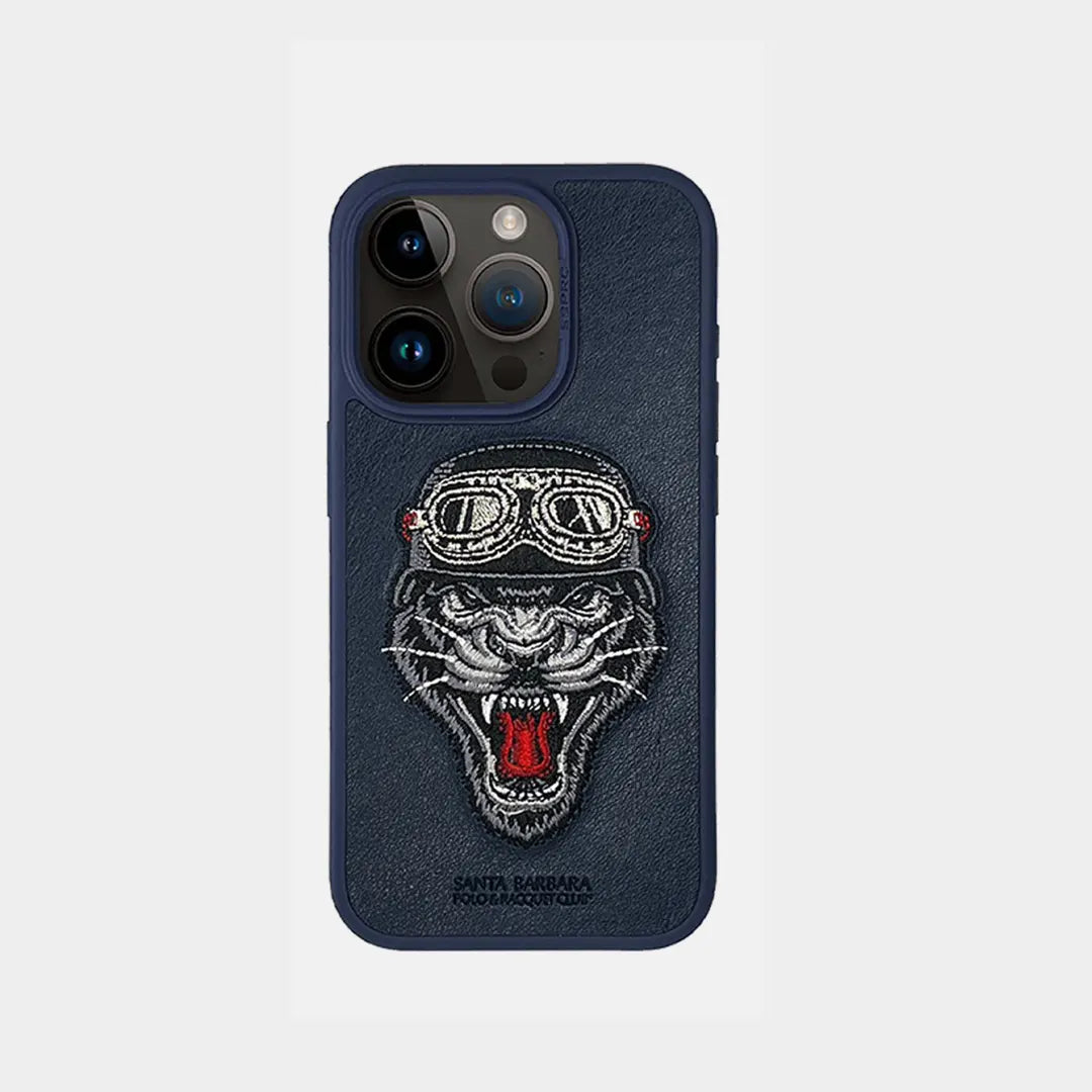 Santa Barbara Polo Patti Series Monkey Back Cover iPhone 15 (Blue)