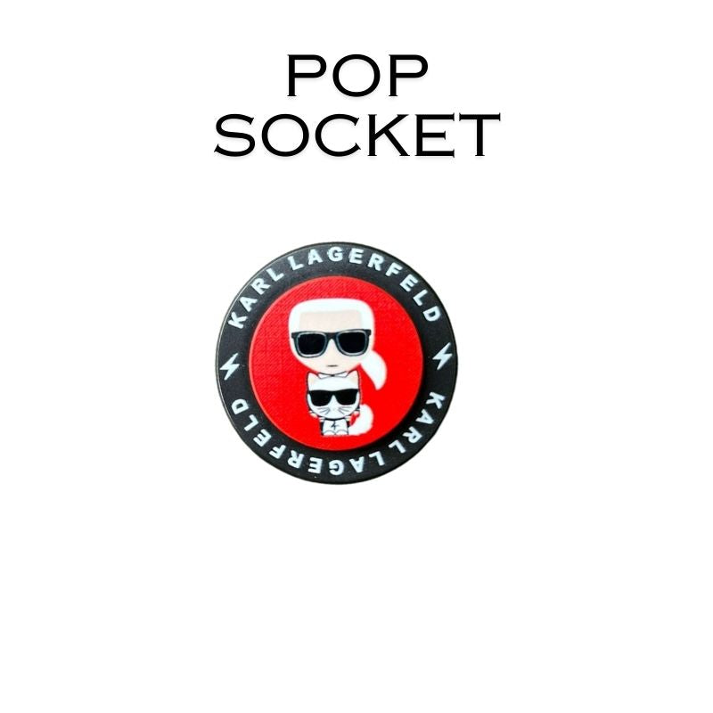 K A R L Designer Magsafe Case with Magsafe Pop Socket for iPhone 15