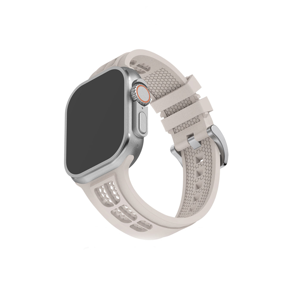 New Style Net Silicon Watch Band for 42/44/45 & 49 mm (Starlight)