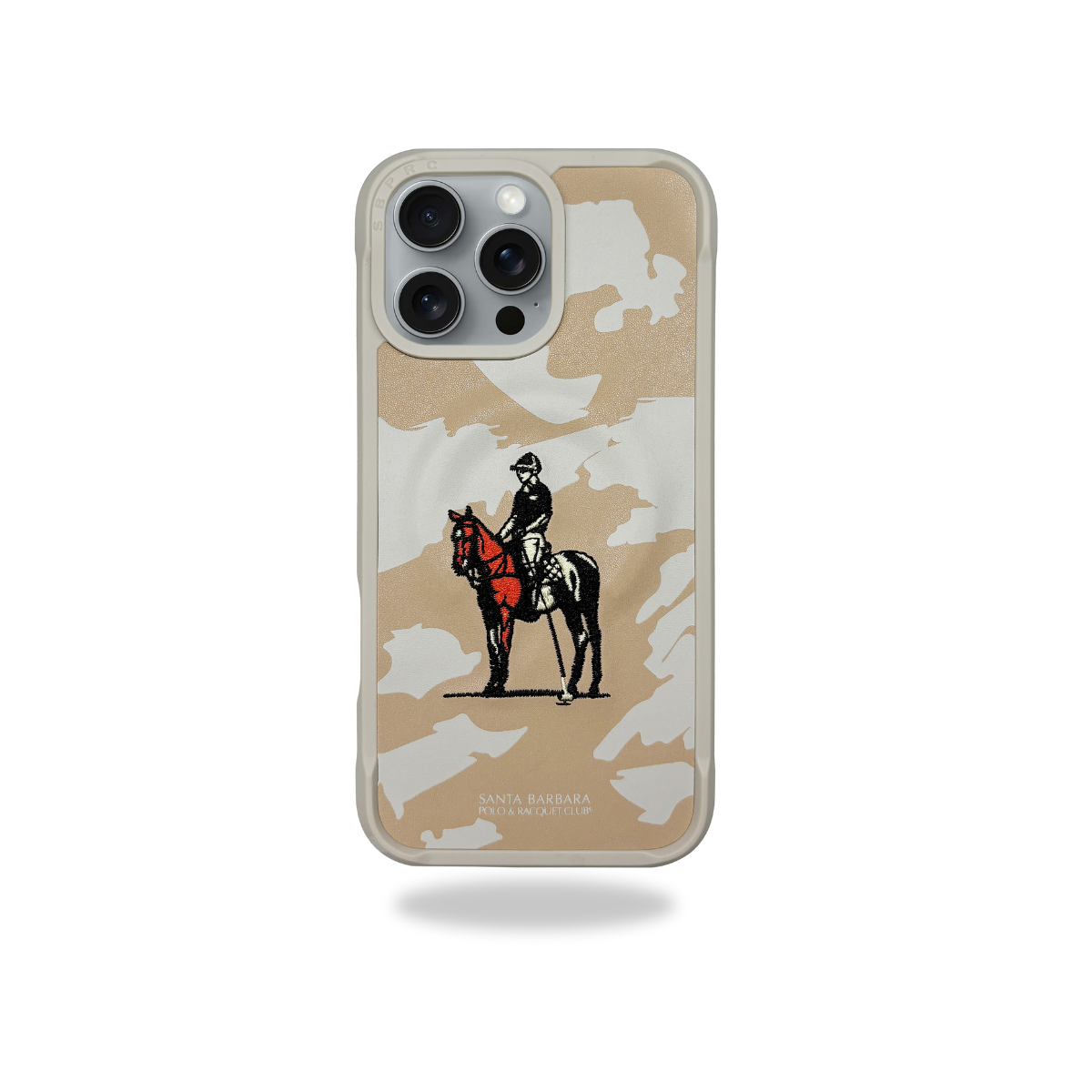 Santa Barbara Polo Raquet Club VIRGIL Series for iPhone 16 Pro Max (Beige)