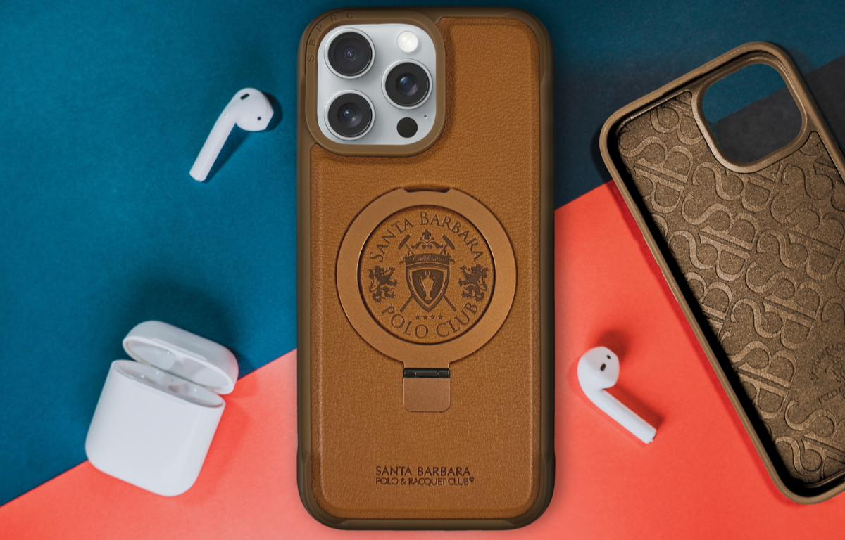 Santa Barbara Polo Raquet Club PRIMO Series for iPhone 16 Pro Max(Brown)
