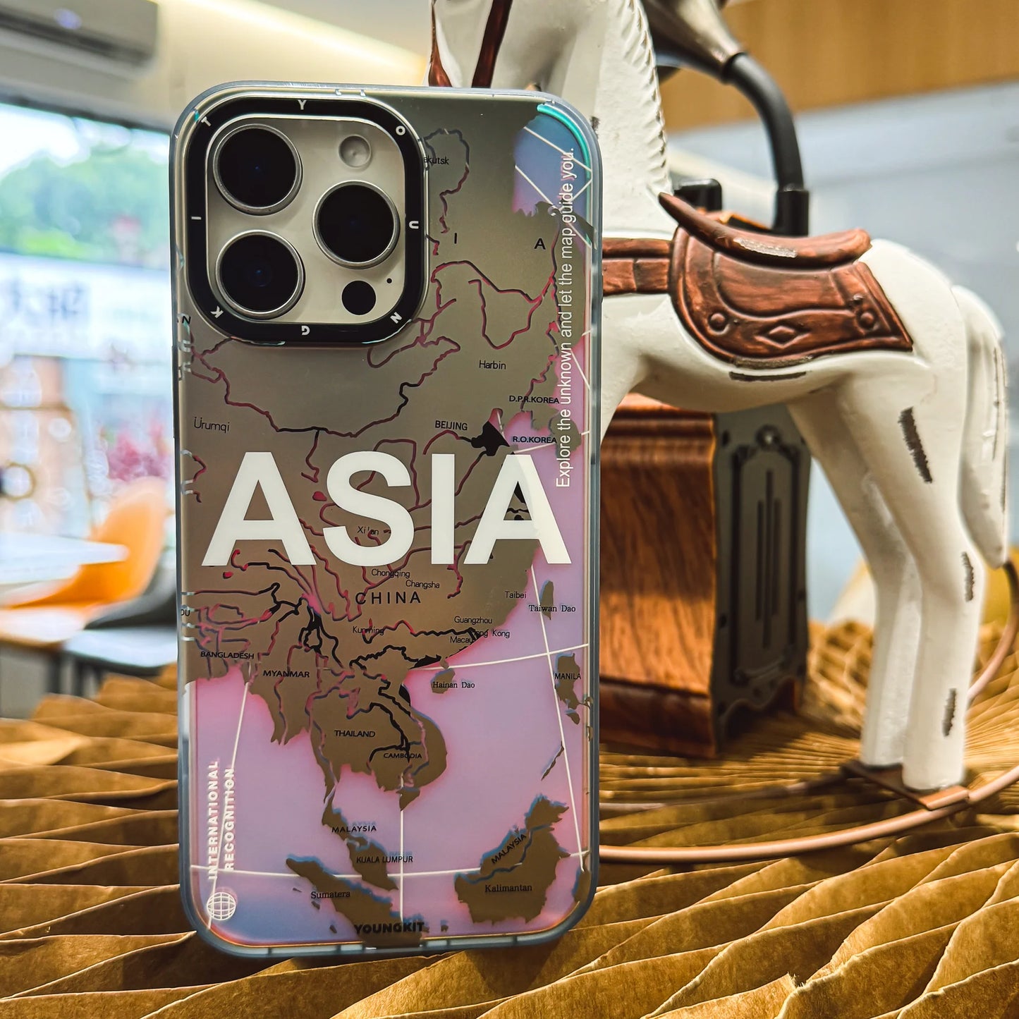 Youngkit International Series ASIA Designer Matte Finish Case for iPhone 16 Pro Max
