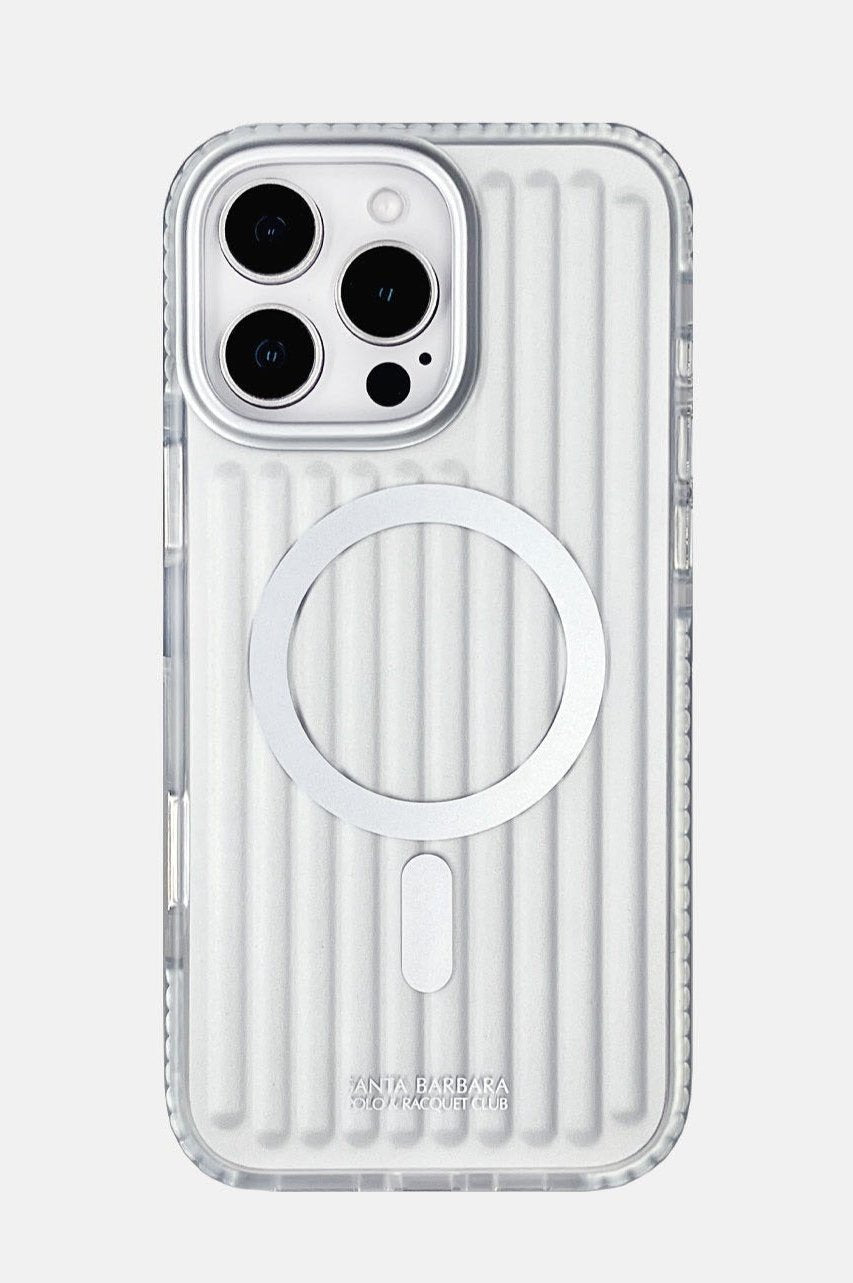 Santa Barbara Polo Jeremy Series Transparent Magsafe Case for iPhone 16 Pro Max (Clear Transparent)