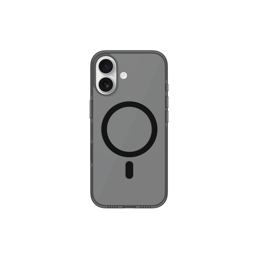 KZDOO Iceguard Transparent Series Magsafe Case for iPhone 17 (Transparent Smoke)