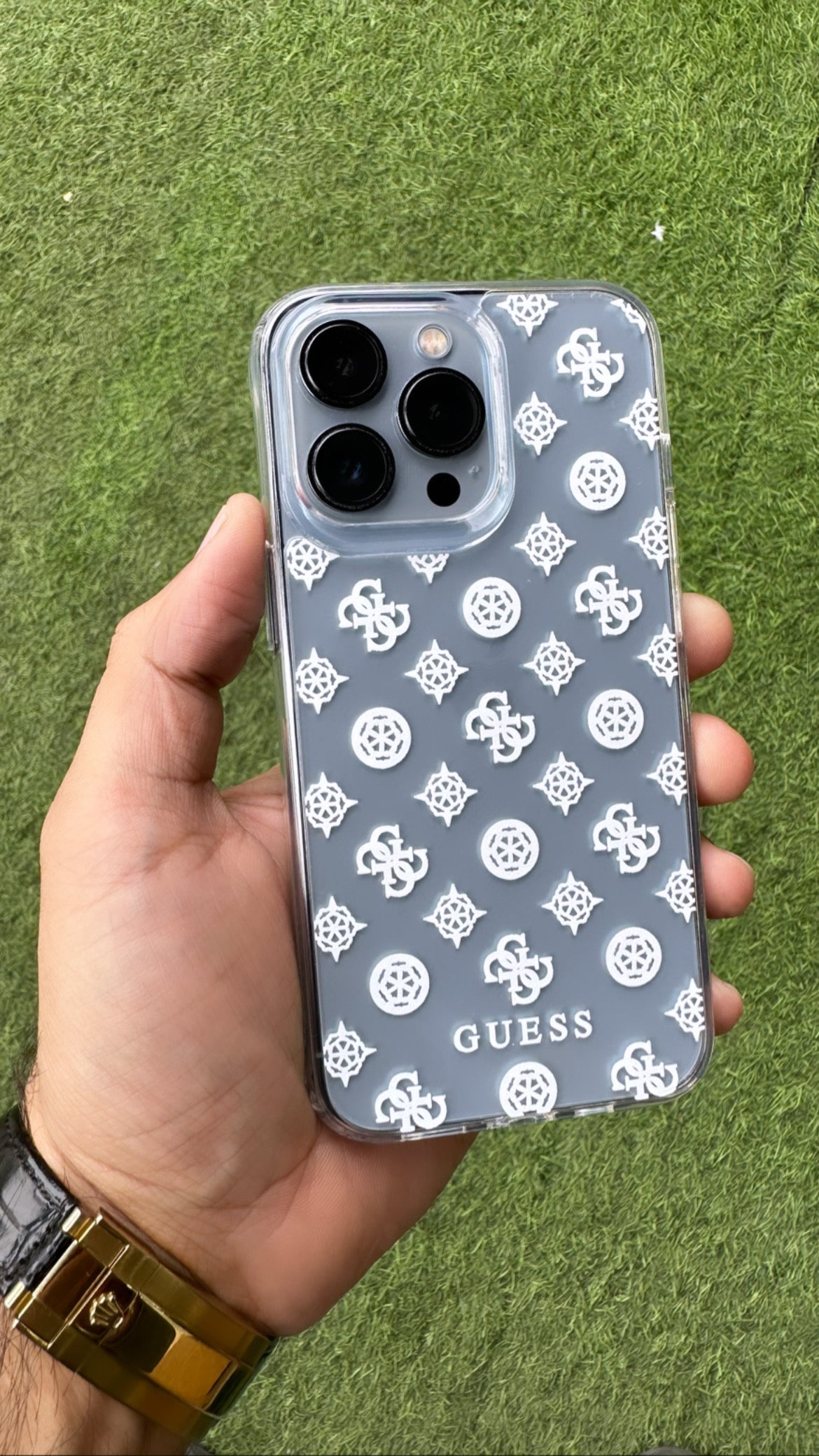 GUESS Transparent Case for iPhone 14 Pro Max