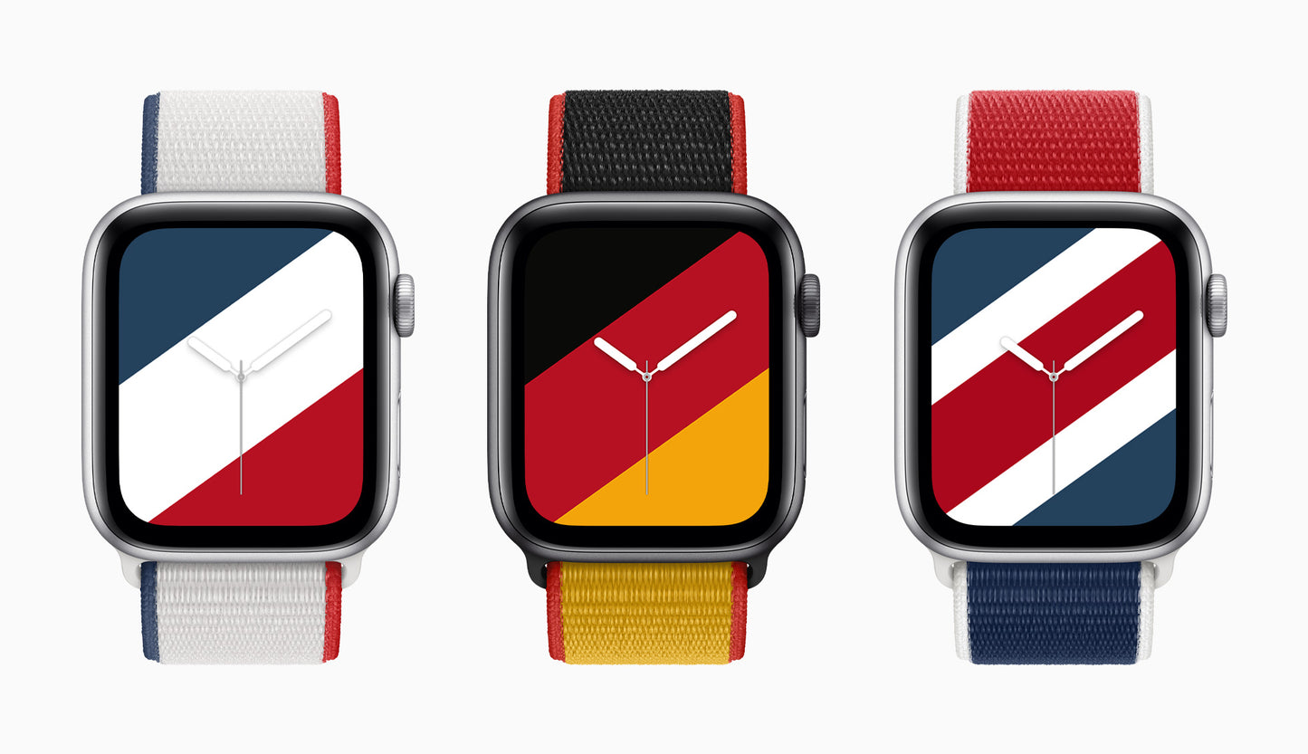 Country Colours Sports Loop for iWatch 45, 44mm & 42mm Series 1 2 3 4 5 6 7 & SE (Watch Not Included)