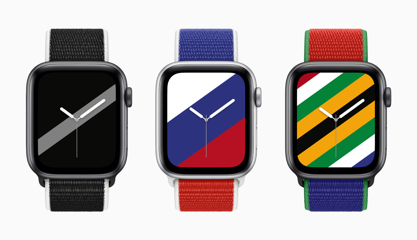 Country Colours Sports Loop for iWatch 45, 44mm & 42mm Series 1 2 3 4 5 6 7 & SE (Watch Not Included)
