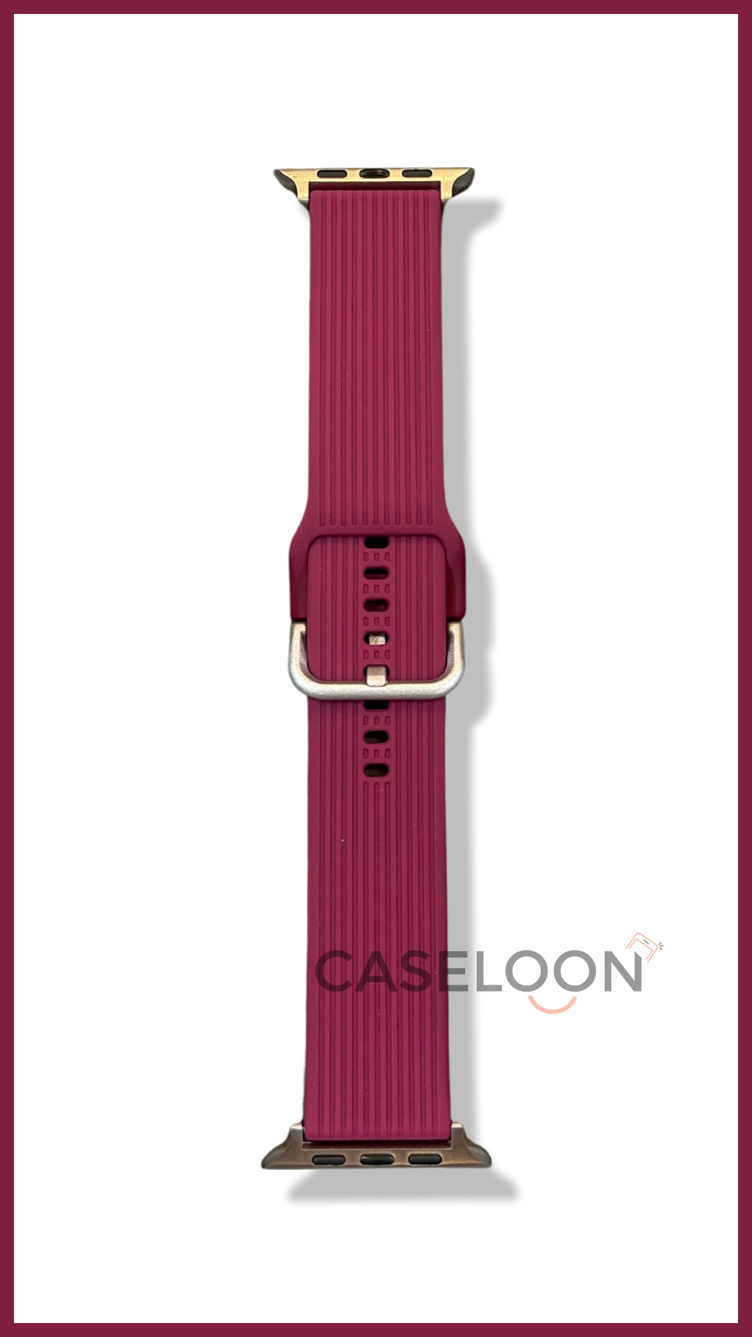 Dark Cherry Silicon Watch Band for 42/44/45 mm