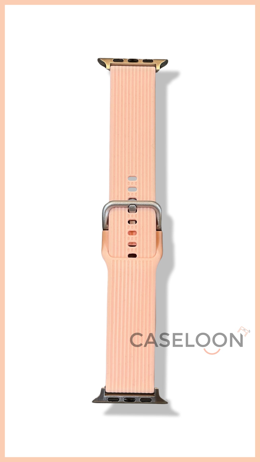 Daytona Peach Silicon Watch Band for 42/44/45 mm