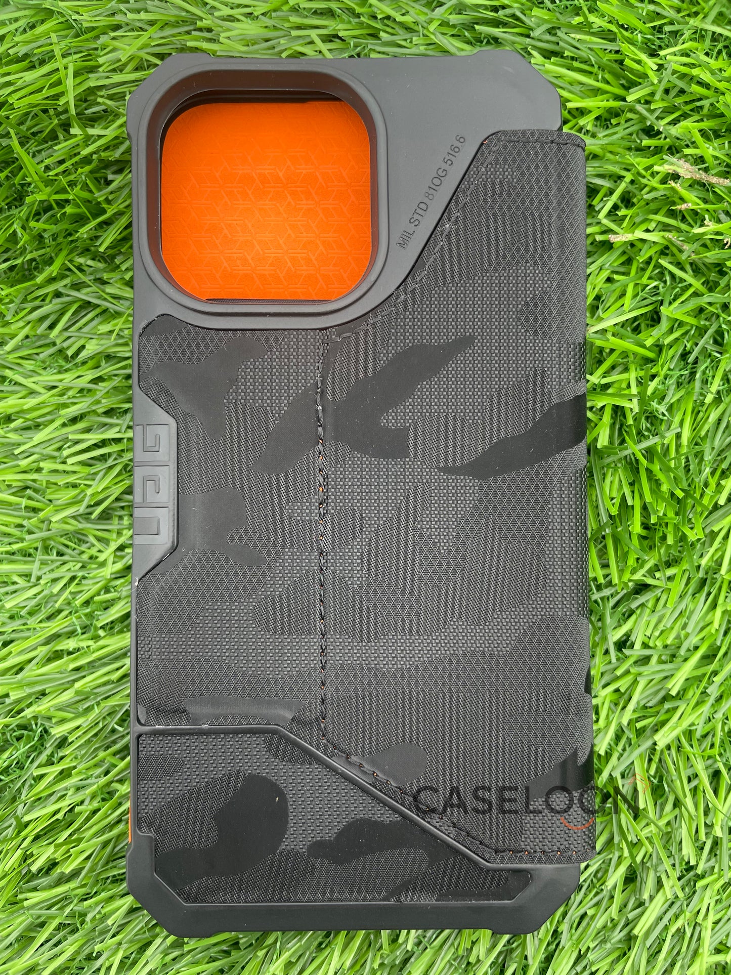 Metropolis Folio Flip Series Case for iPhone 13 (BLACK CAMOU)
