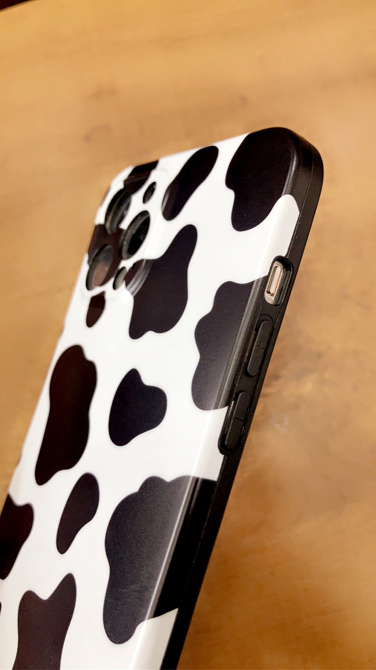 iPhone 12 Pro  Abstract Cow Pattern Designer Printed Slim Back Case