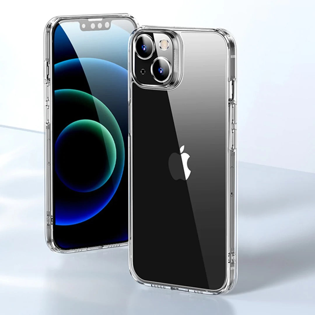 Crystal Clear Glass Case for iPhone 14 Series