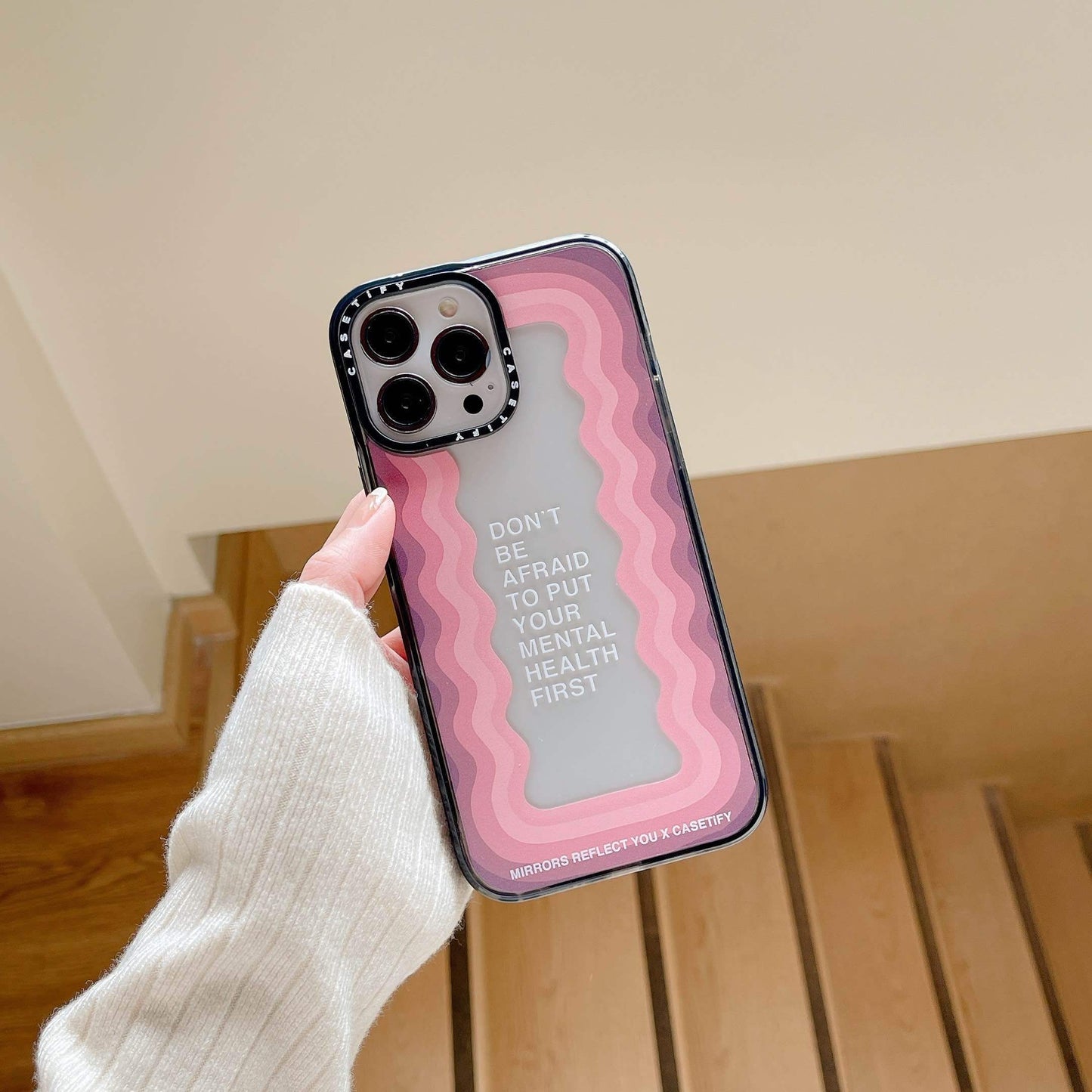 Quotes Designer Transparent Case for iPhone 14 Pro Max