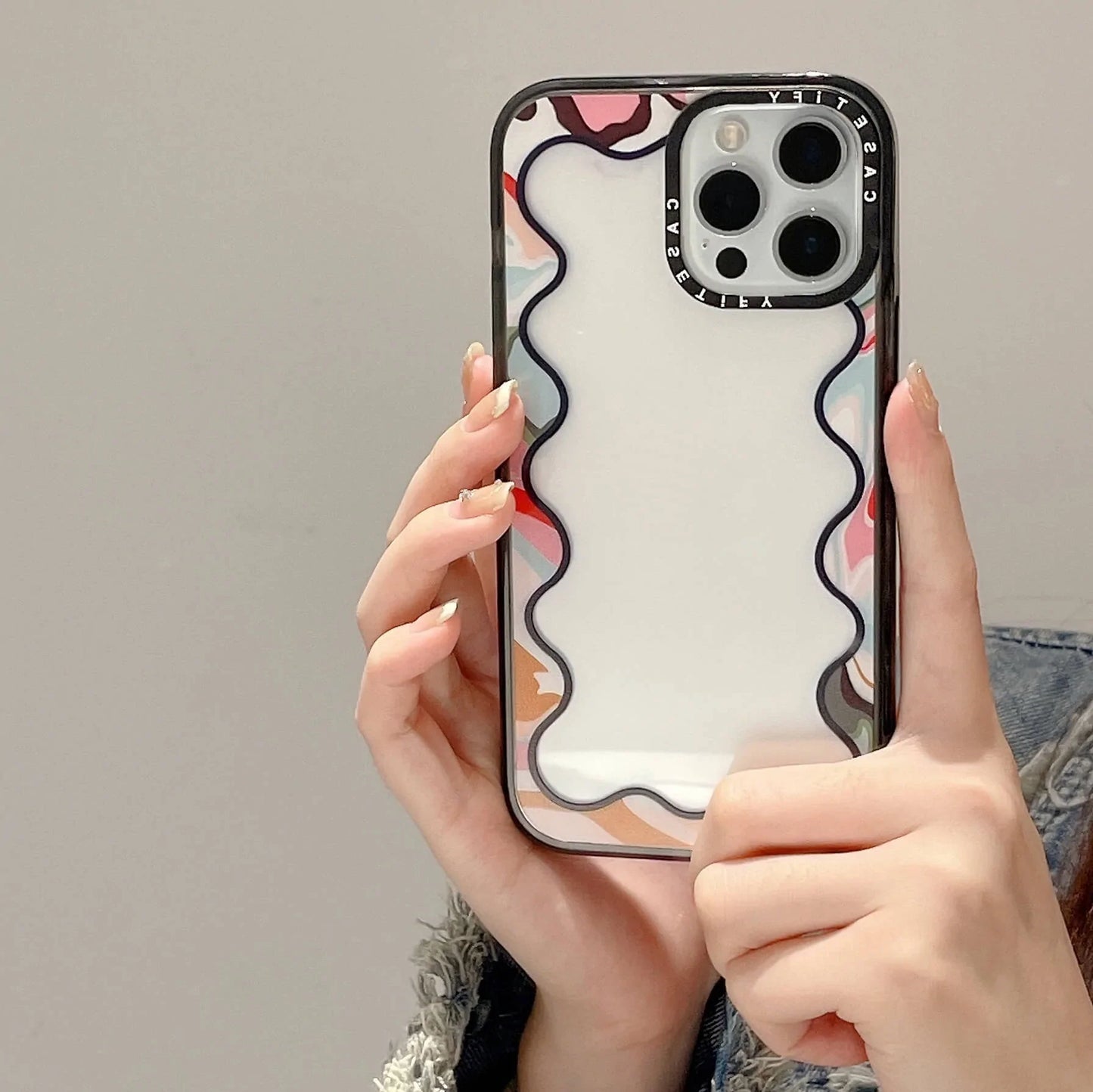 Designer Transparent Case for iPhone 14