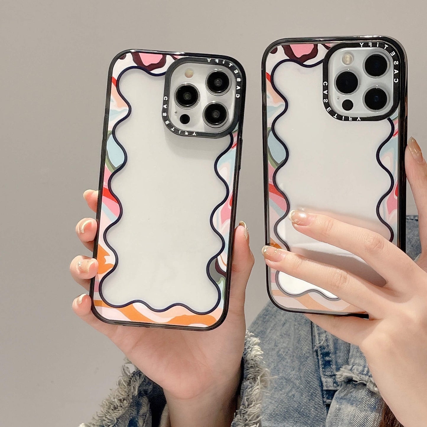 Designer Transparent Case for iPhone 14 Pro Max