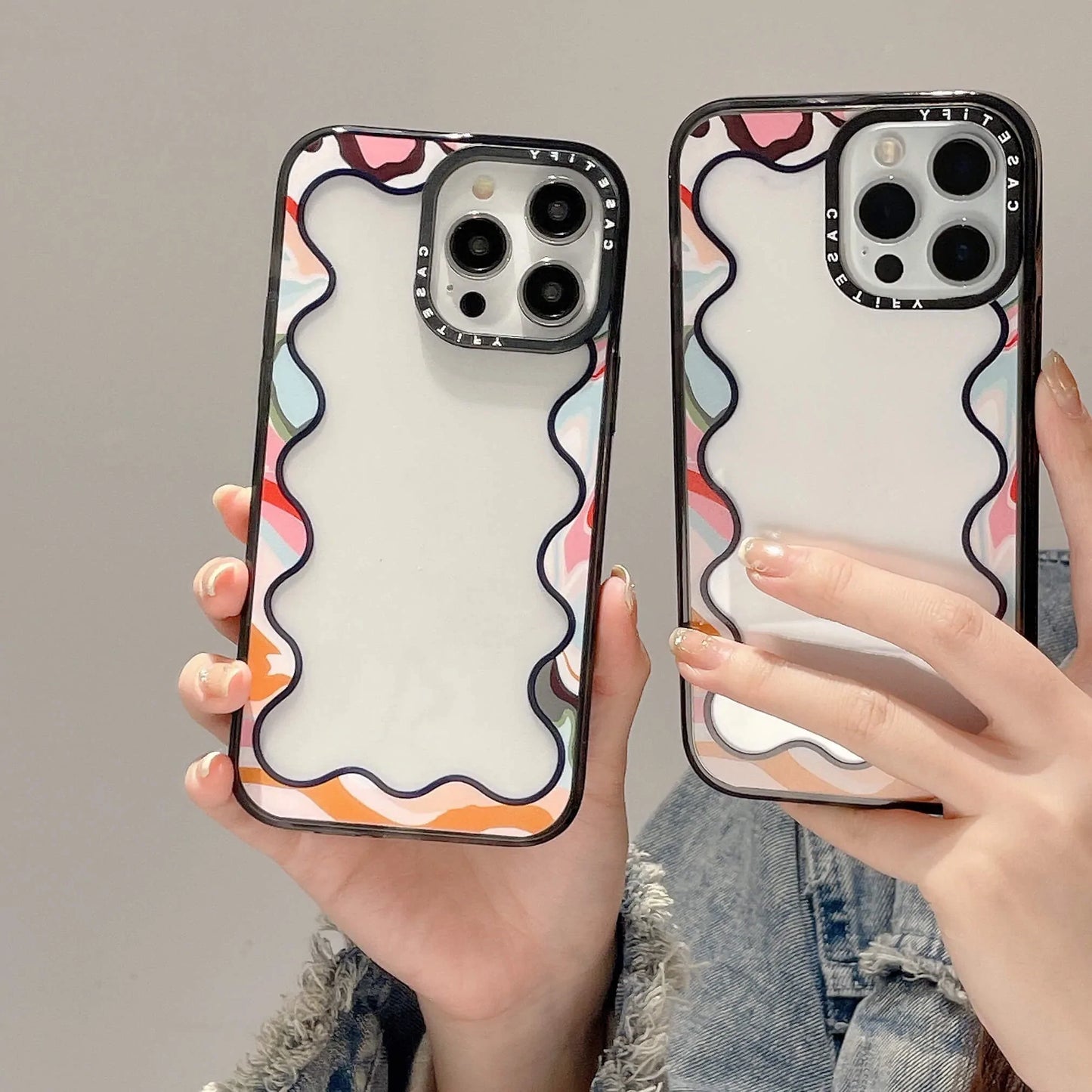 Designer Transparent Case for iPhone 14