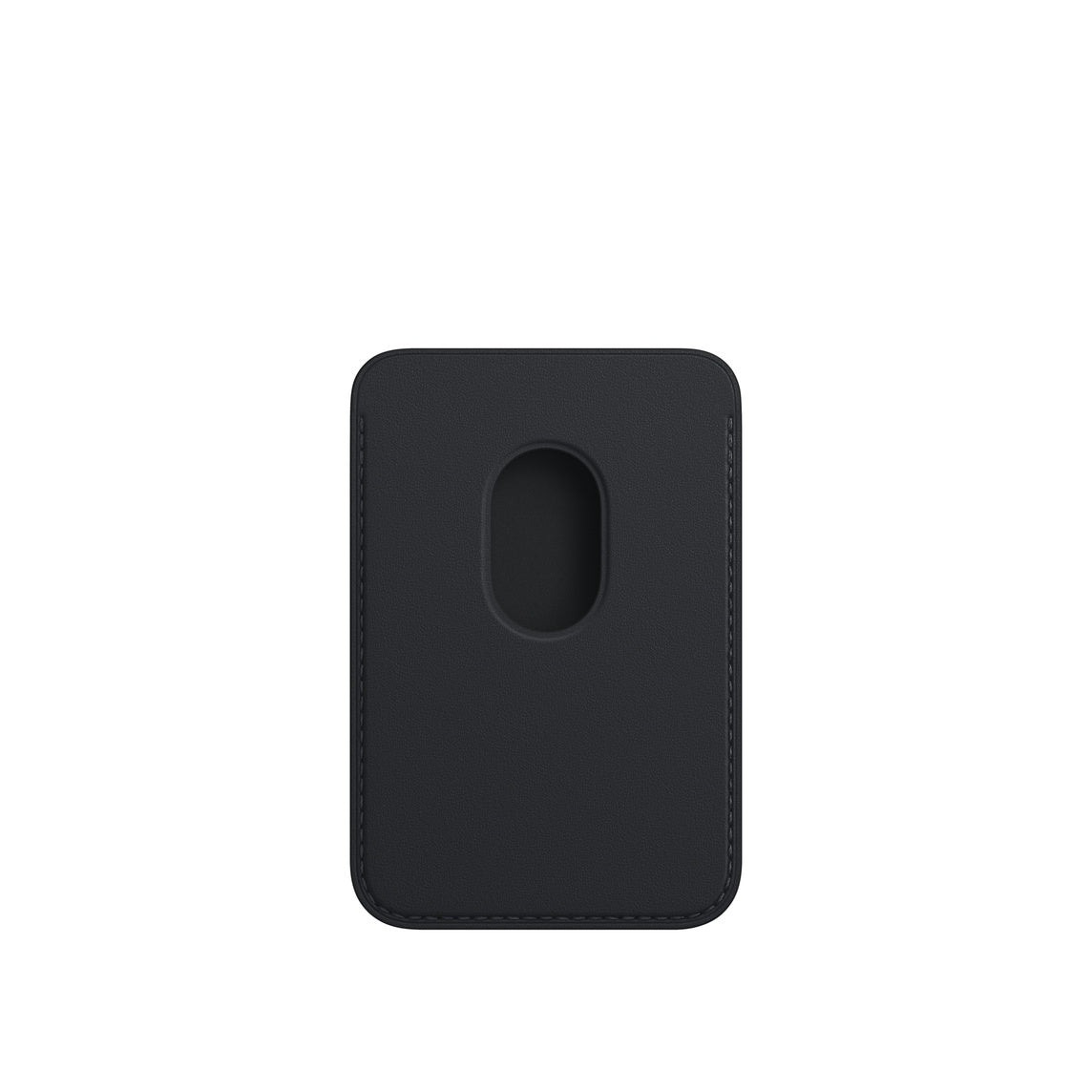 PU MagSafe Leather Wallet - Black