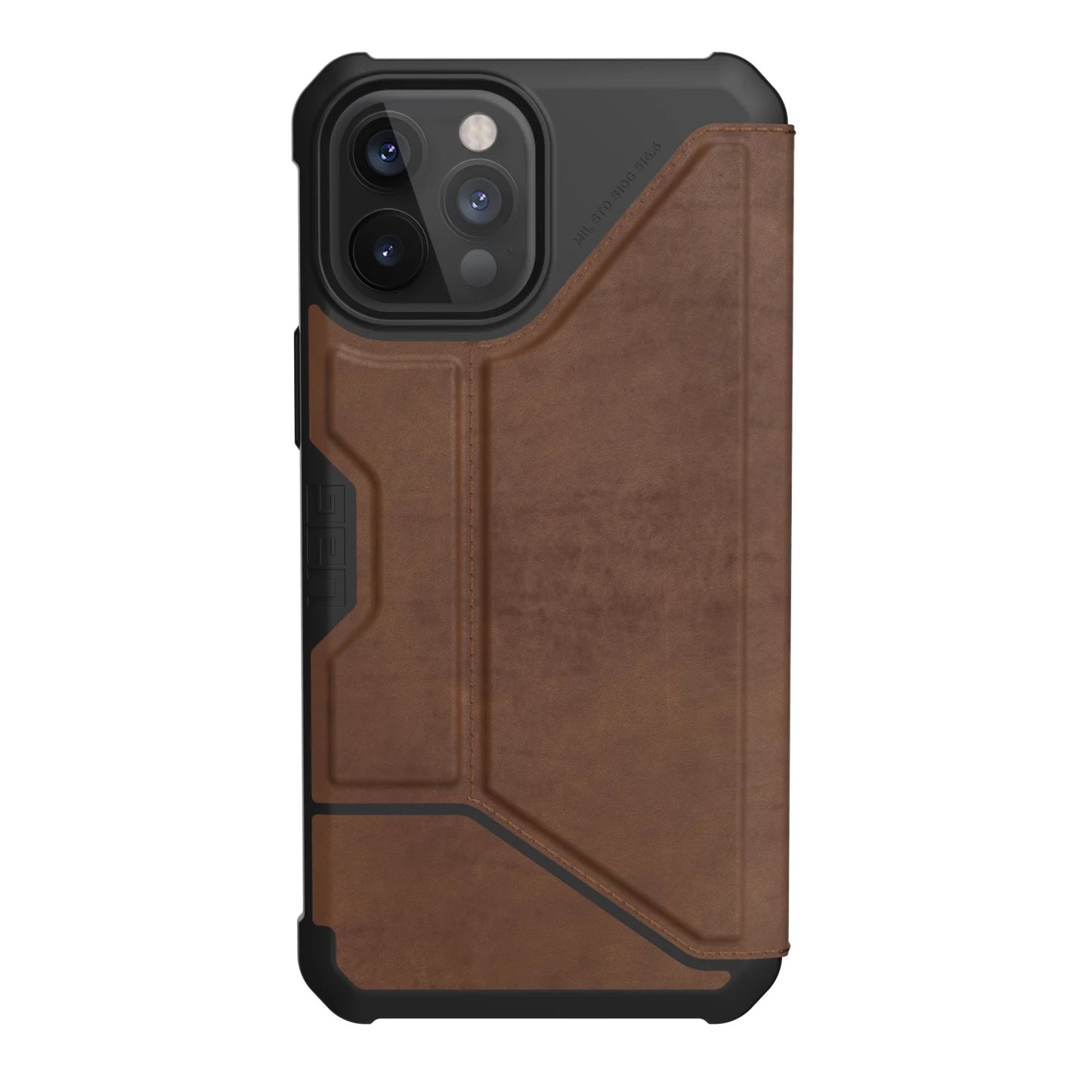 Metropolis Folio Flip Series Case for iPhone 13 (BROWN)