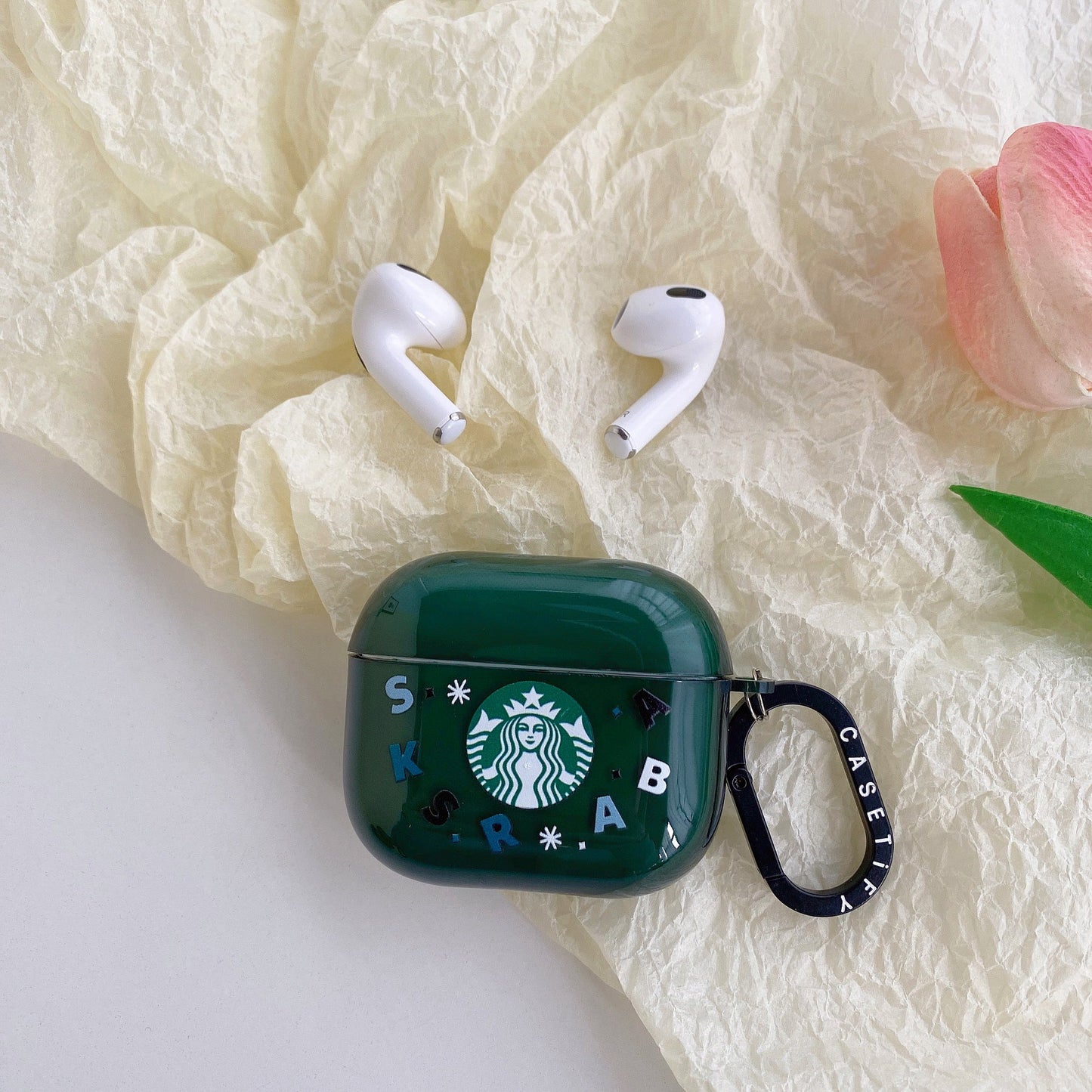 Starbucks Alphabets AirPods Protective Case for Airpods 3