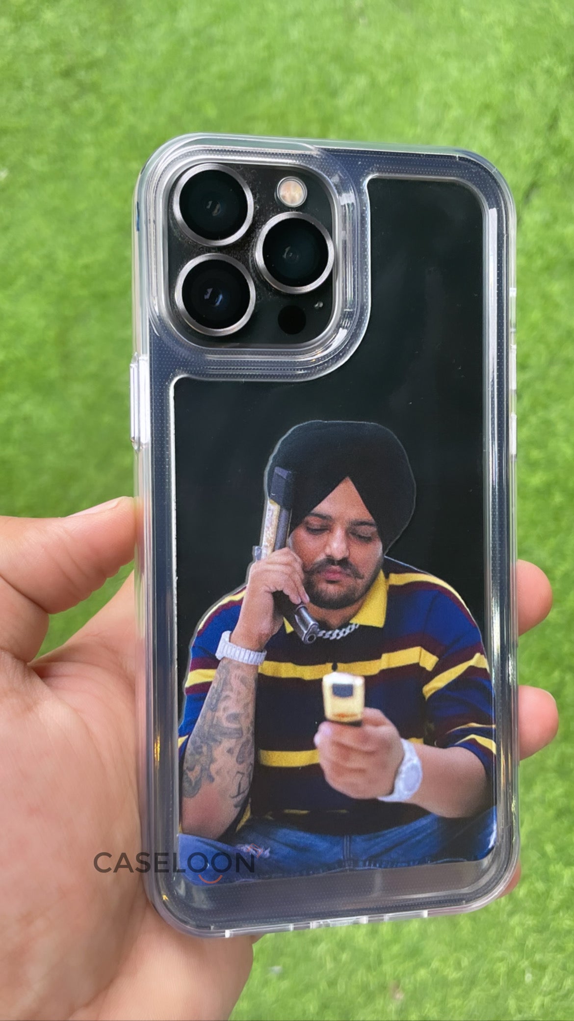 SIDHU MOOSEWALA Clear Case for iPhone 13 Pro Max