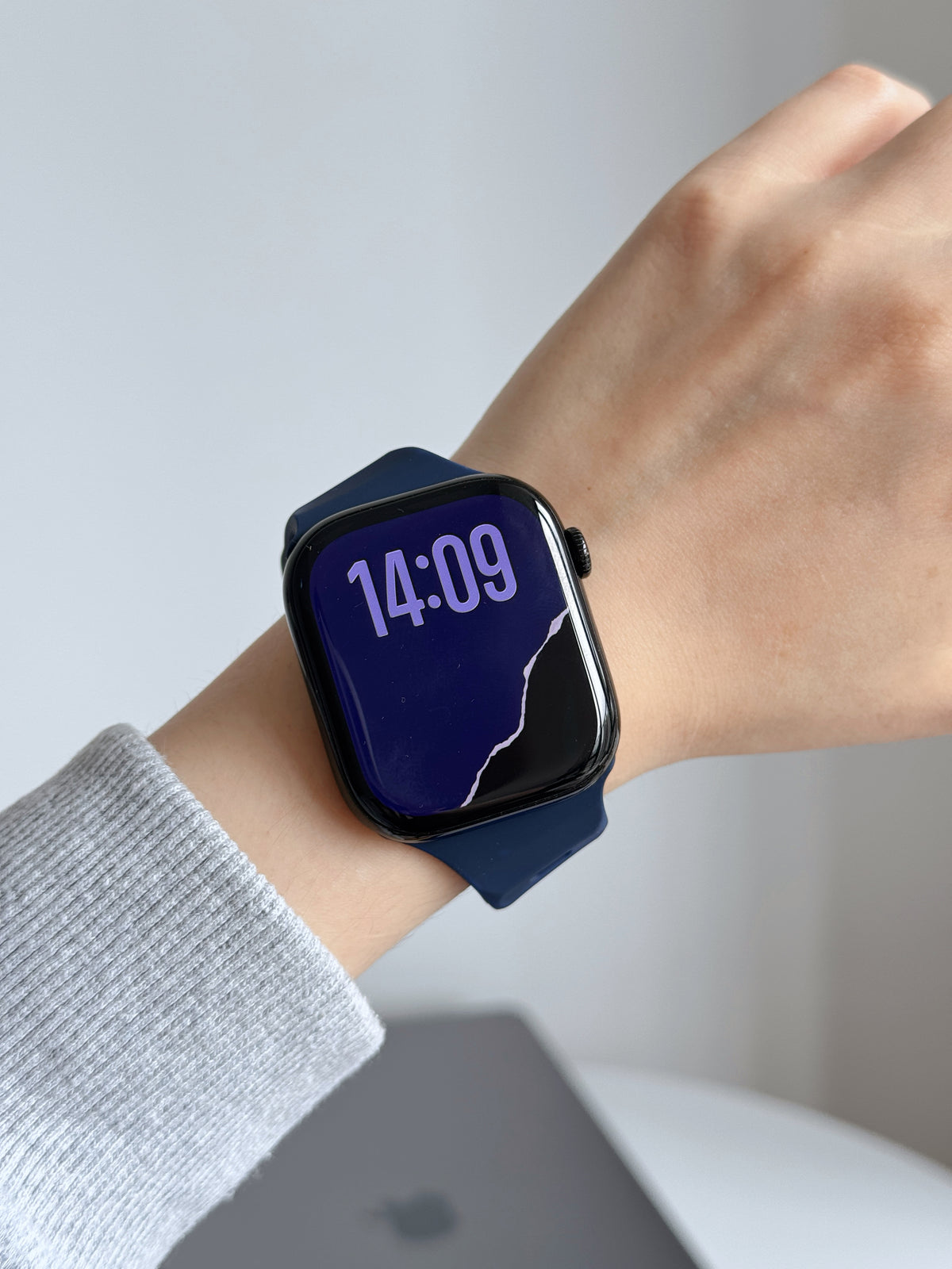New Style Silicon Watch Band 38/40/41/42 mm (Navy Blue)